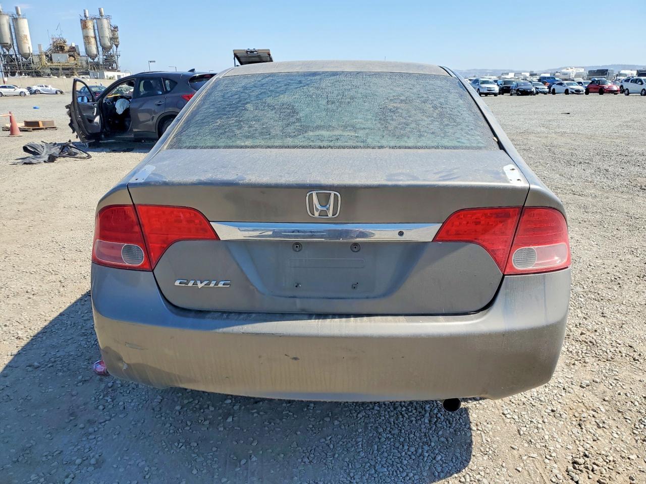 2008 Honda Civic Lx Gray vin: 2HGFA165X8H335498