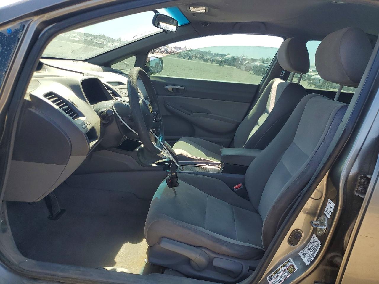 2008 Honda Civic Lx Gray vin: 2HGFA165X8H335498