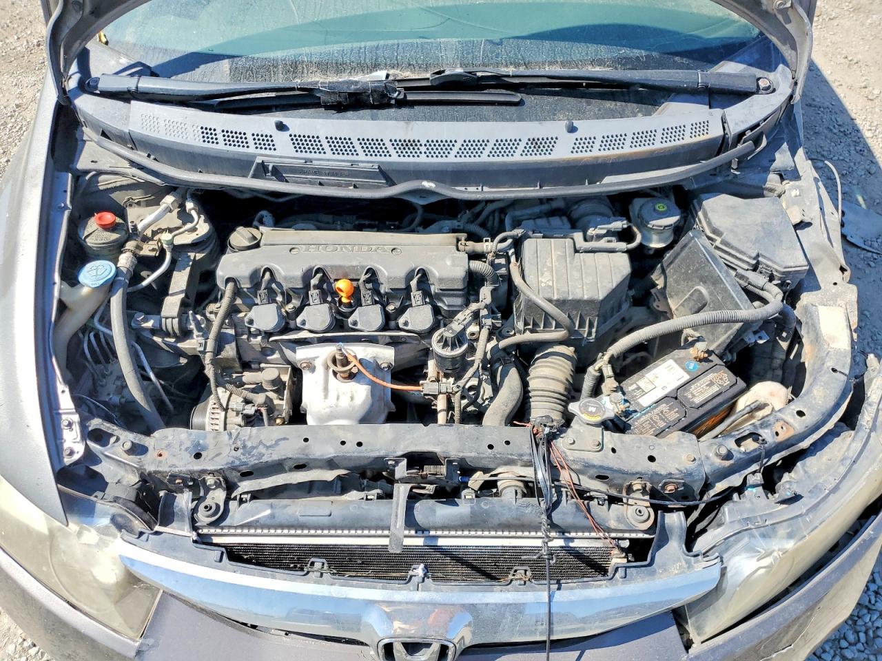 2008 Honda Civic Lx Gray vin: 2HGFA165X8H335498