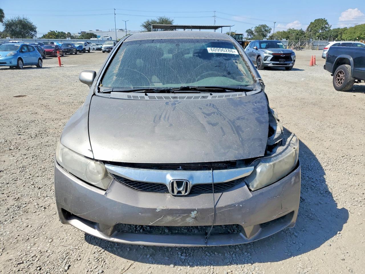 2008 Honda Civic Lx Gray vin: 2HGFA165X8H335498