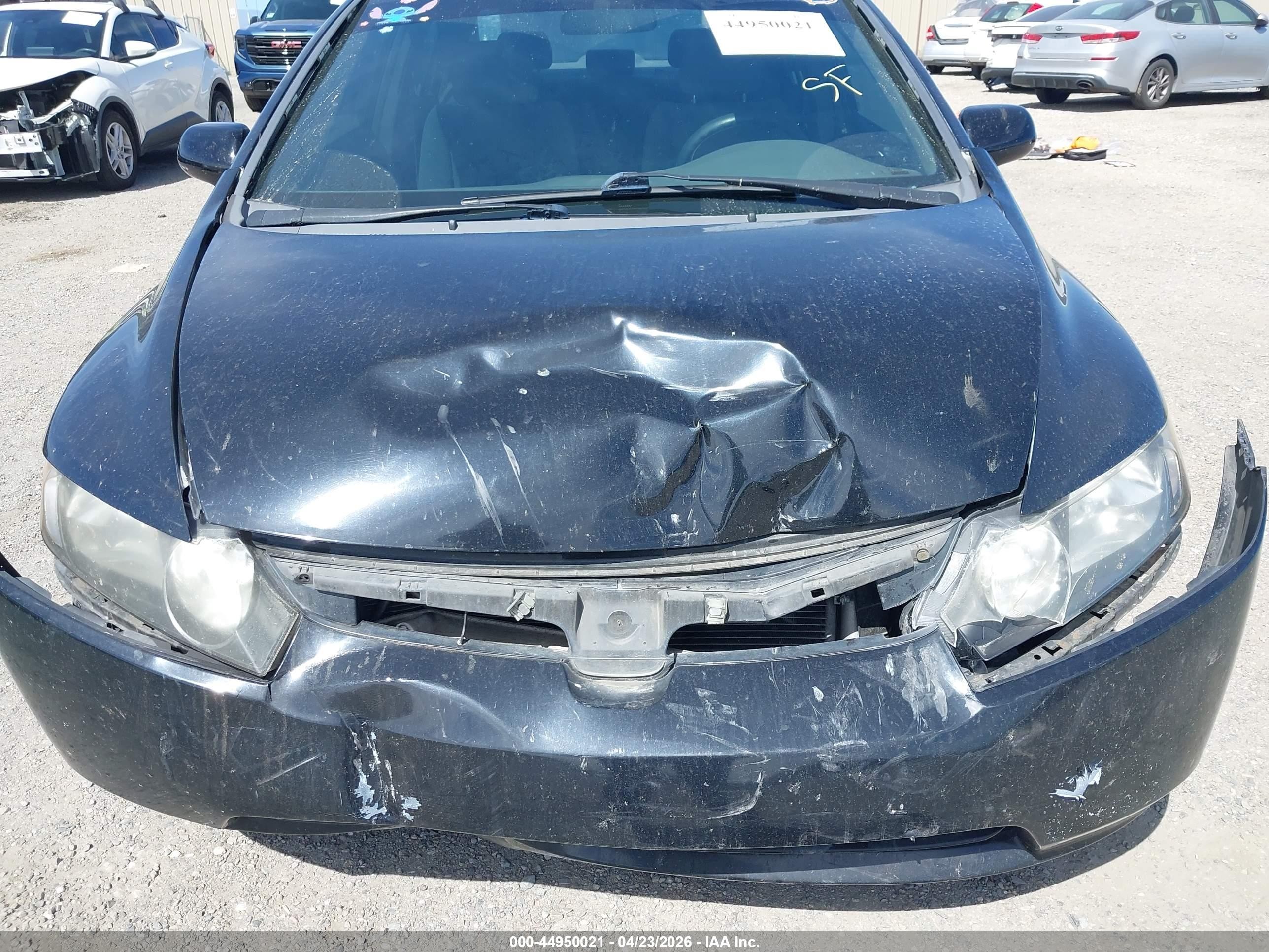 2008 Honda Civic Lx Black vin: 2HGFA165X8H336117