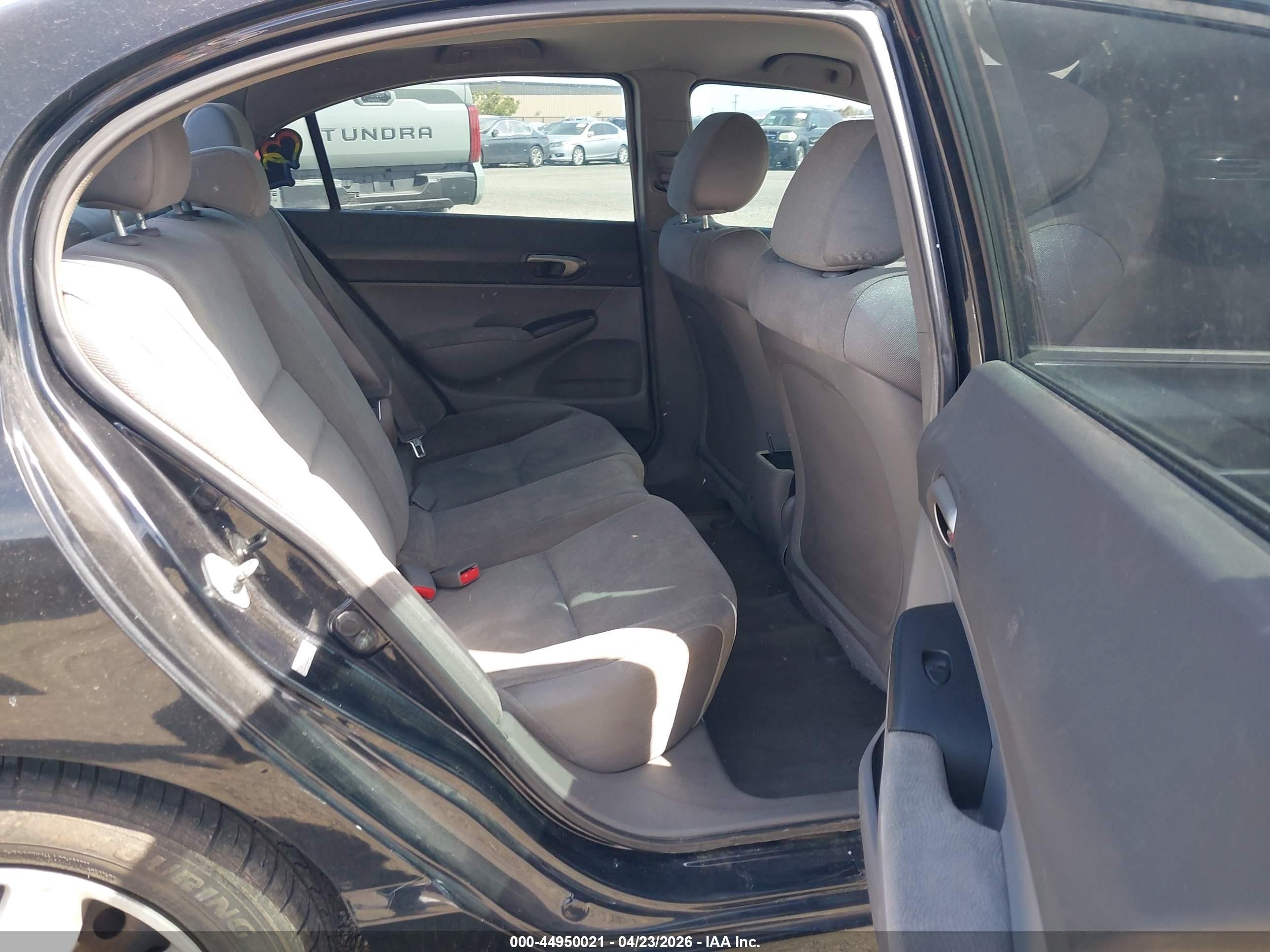 2008 Honda Civic Lx Black vin: 2HGFA165X8H336117