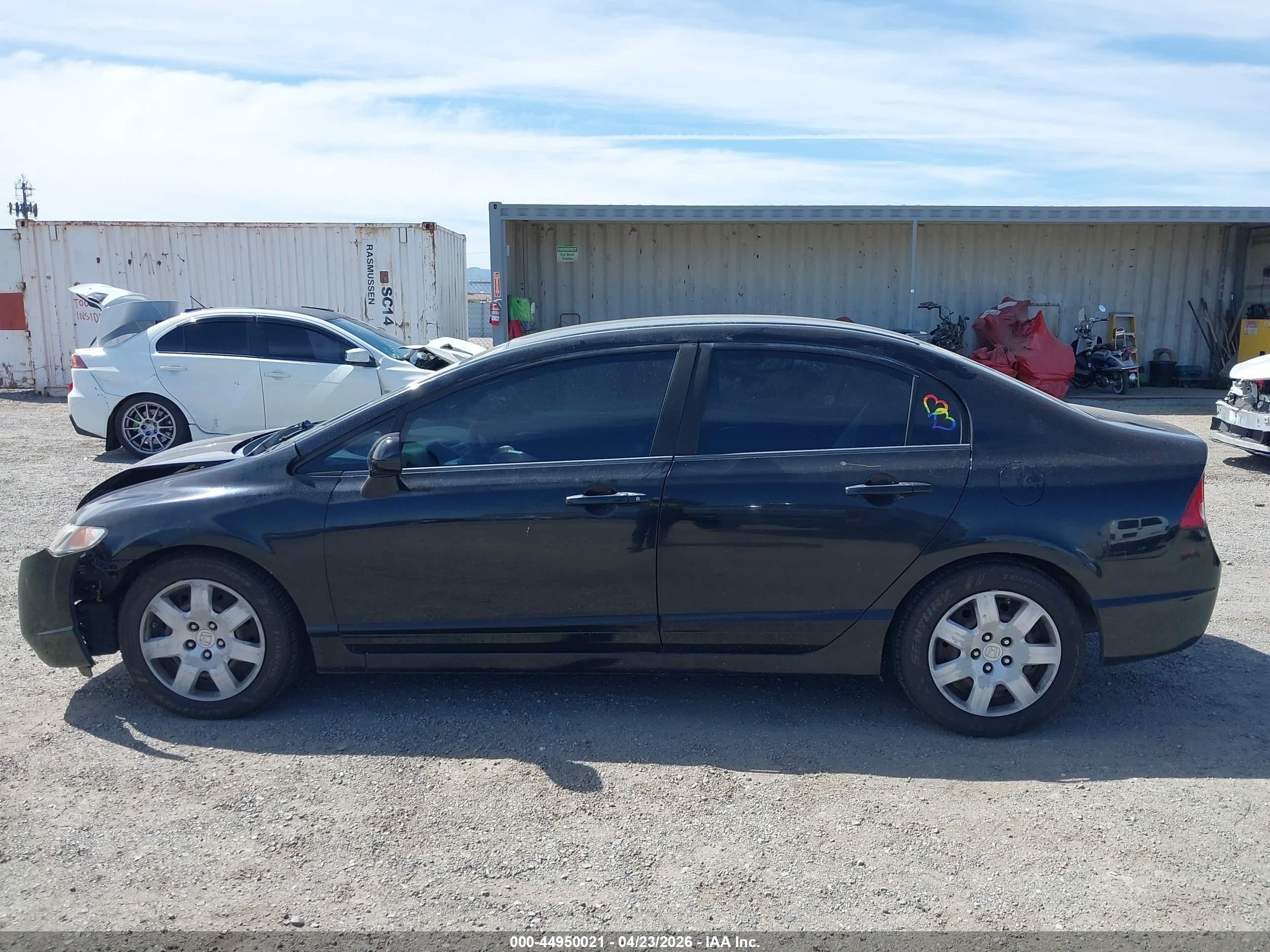 2008 Honda Civic Lx Black vin: 2HGFA165X8H336117