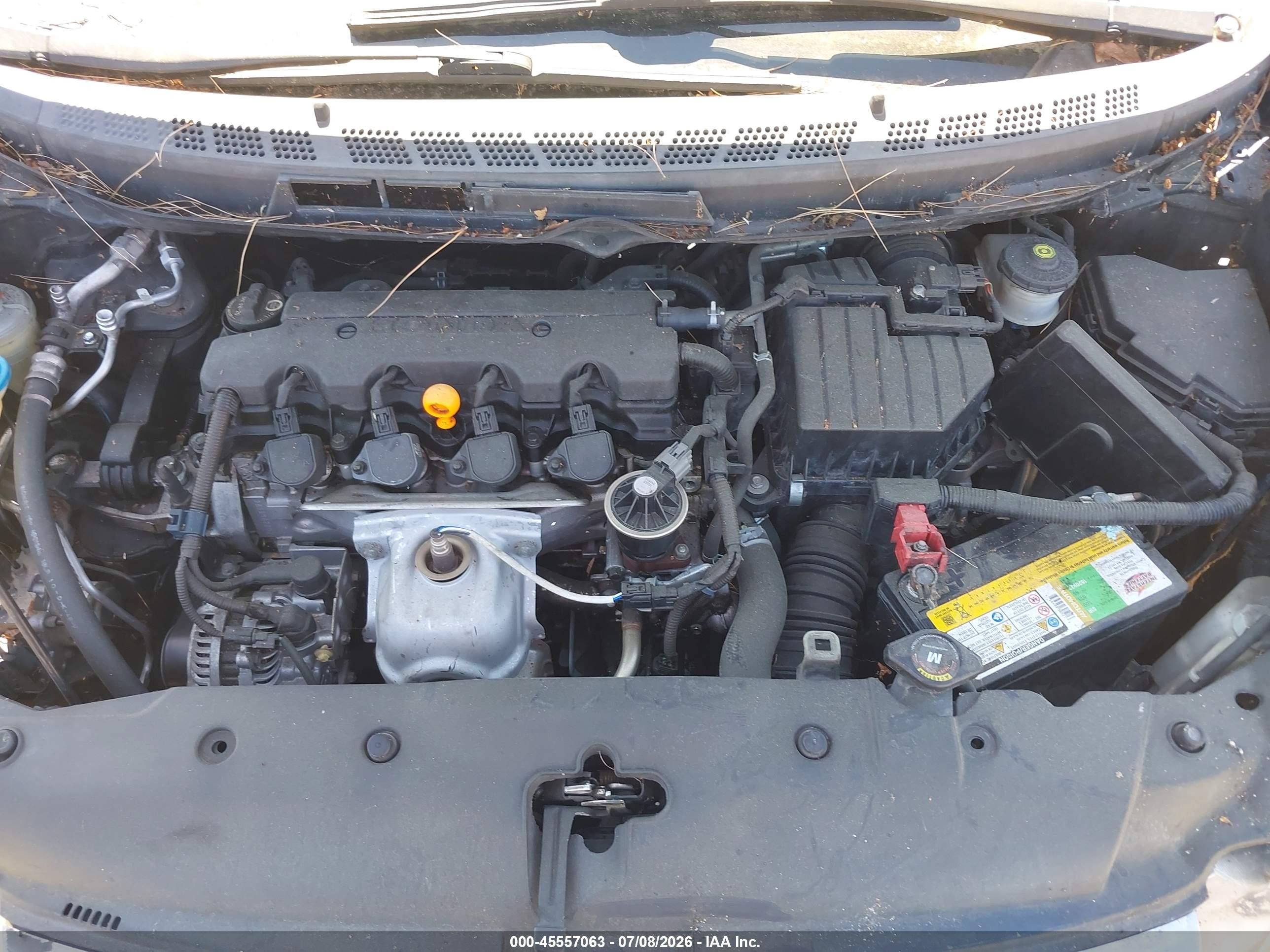 2008 Honda Civic Lx Black vin: 2HGFA165X8H337848