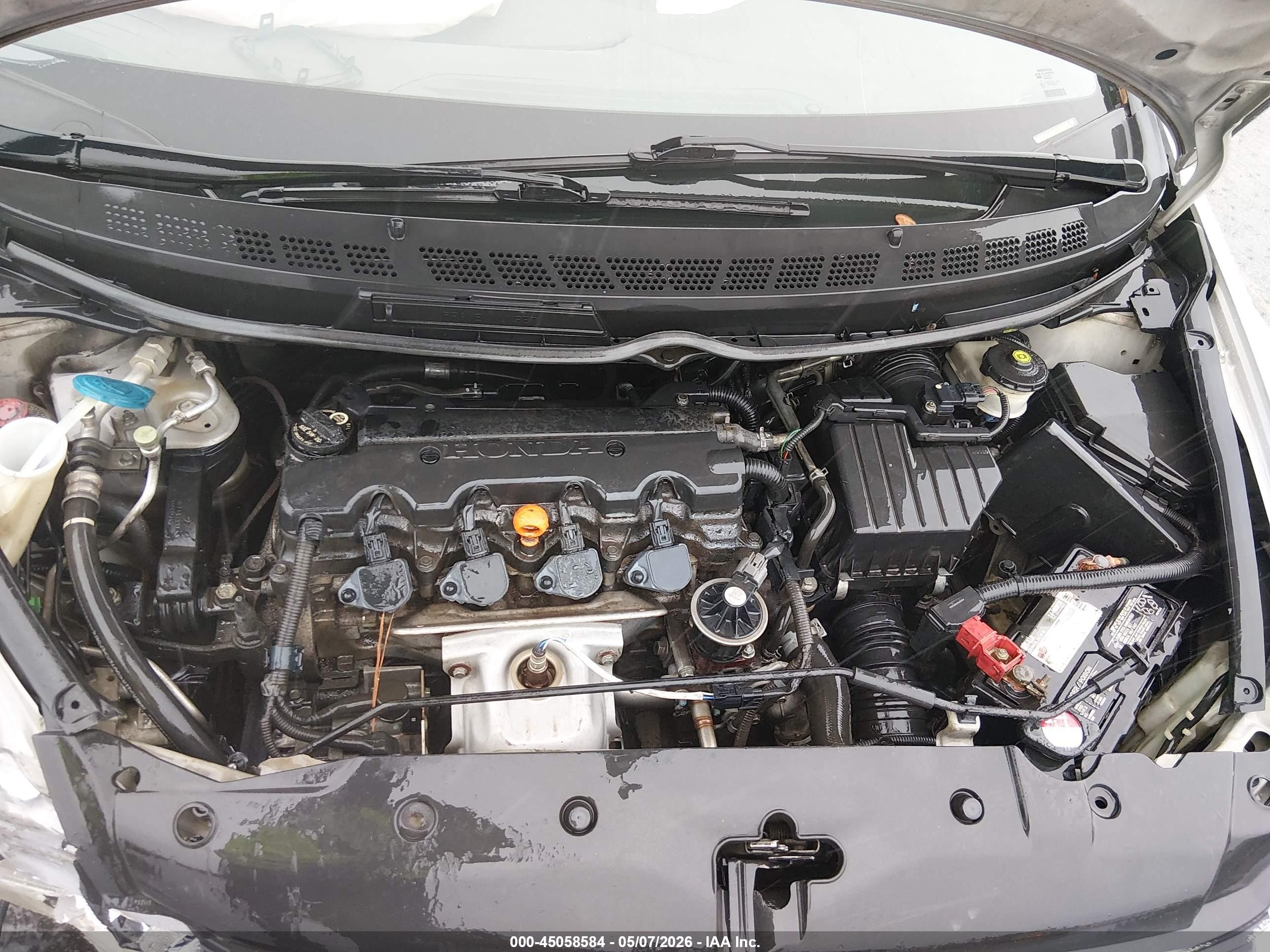 2008 Honda Civic Lx Gray vin: 2HGFA165X8H339728