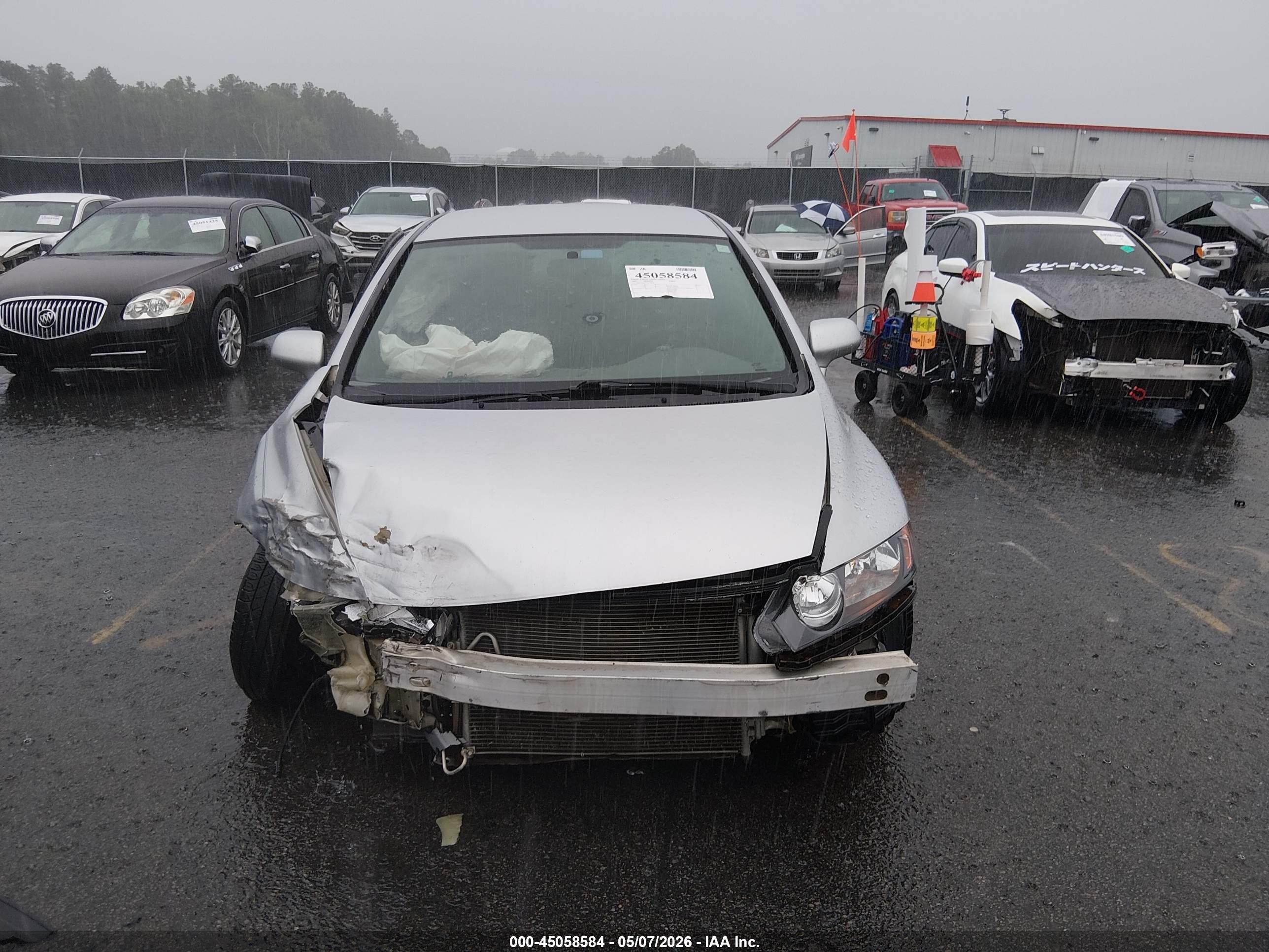 2008 Honda Civic Lx Gray vin: 2HGFA165X8H339728