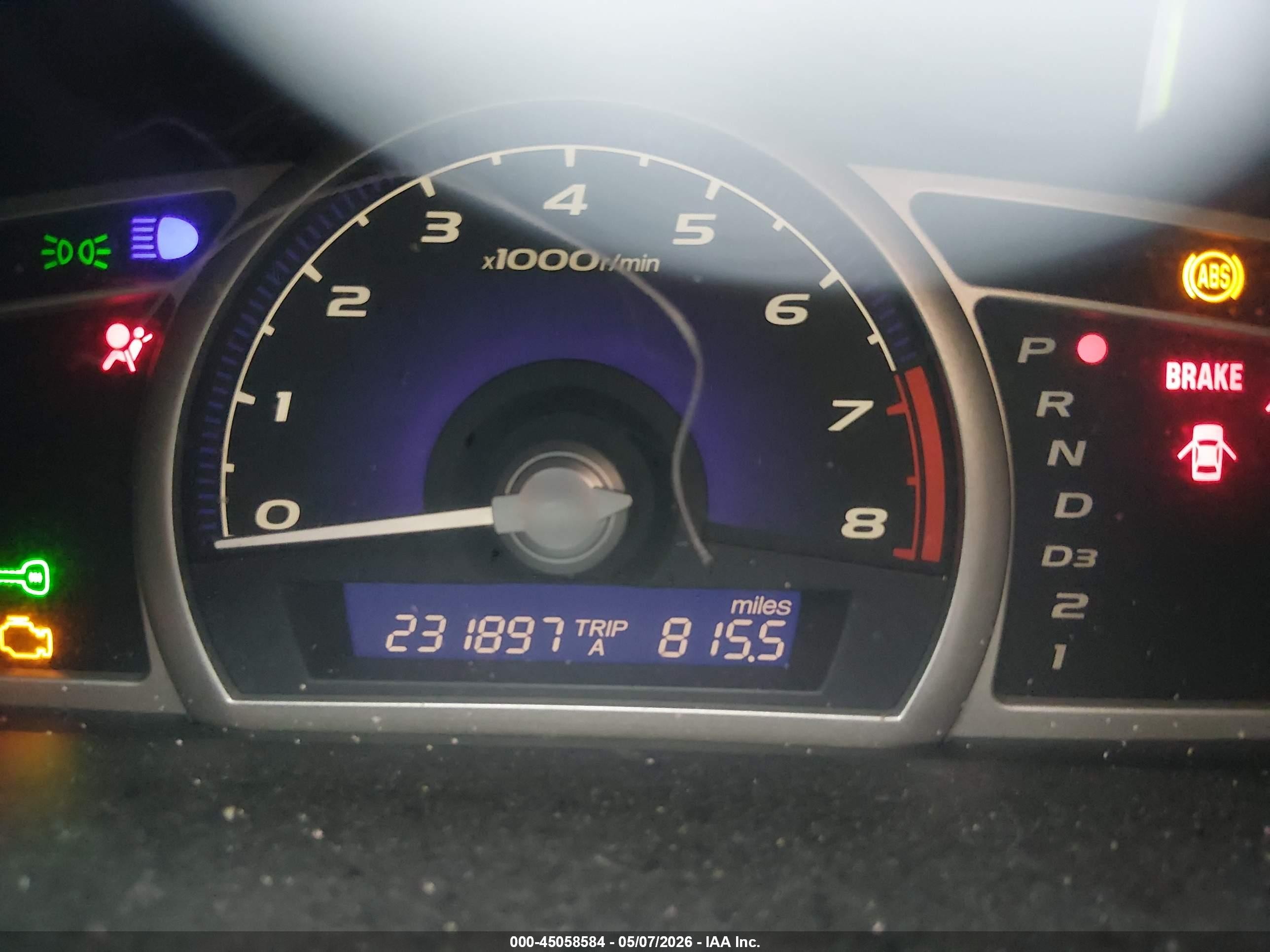 2008 Honda Civic Lx Gray vin: 2HGFA165X8H339728