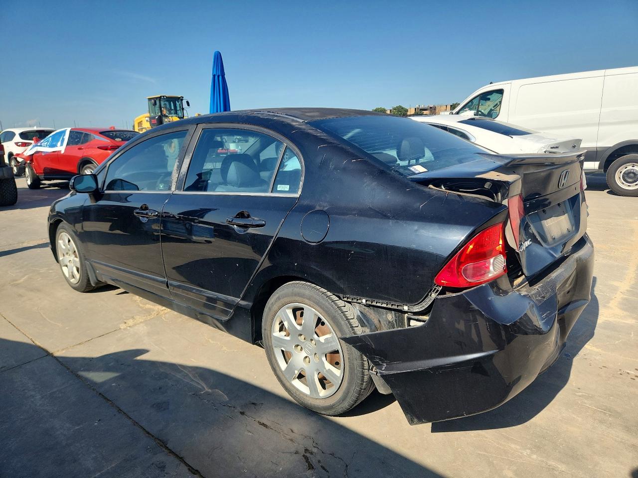 2008 Honda Civic Lx Черный vin: 2HGFA165X8H357730