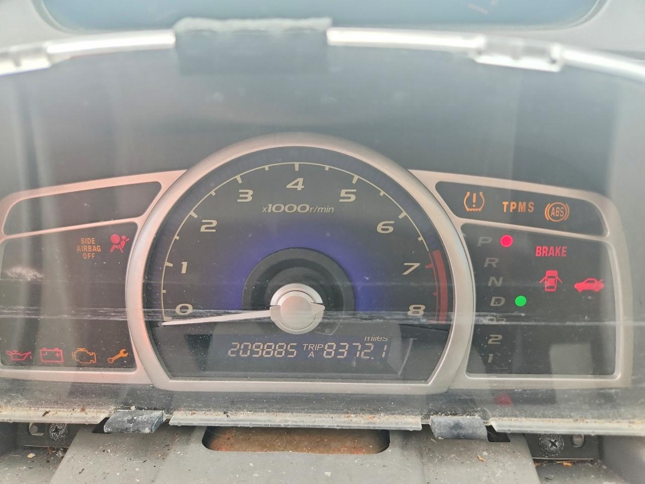 2008 Honda Civic Lx Gray vin: 2HGFA165X8H505715