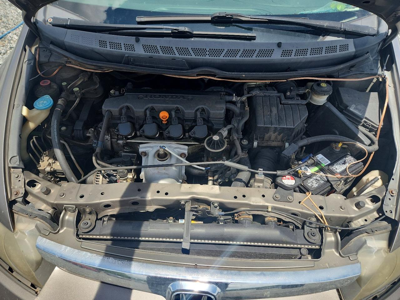 2008 Honda Civic Lx Gray vin: 2HGFA165X8H505715