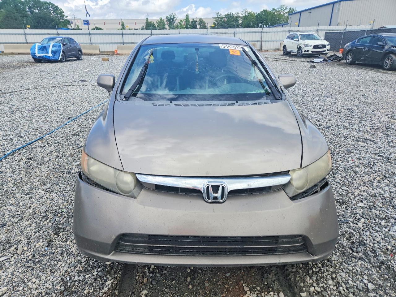 2008 Honda Civic Lx Gray vin: 2HGFA165X8H505715
