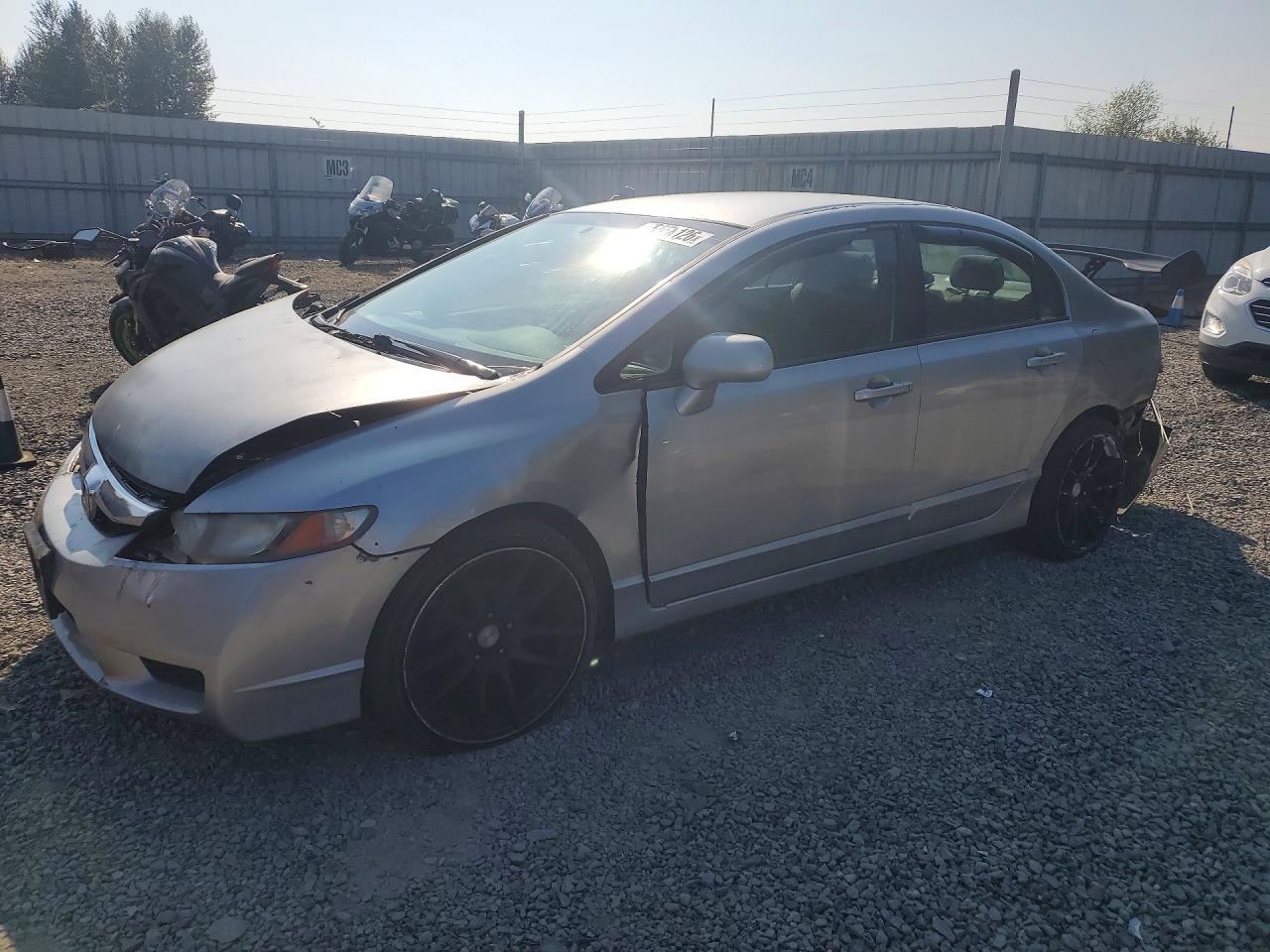 2008 Honda Civic Lx Серебряный vin: 2HGFA165X8H507691