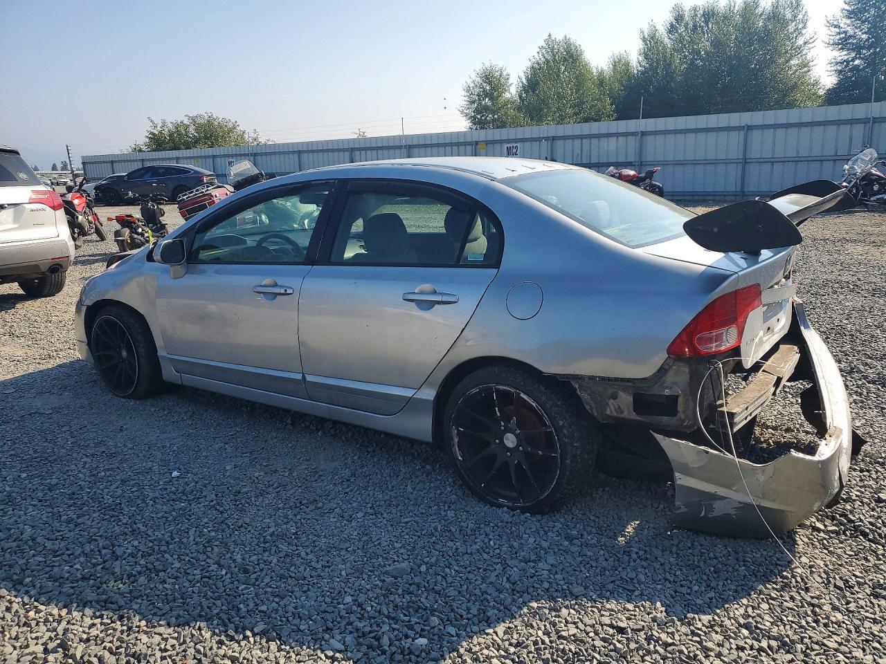2008 Honda Civic Lx Silver vin: 2HGFA165X8H507691
