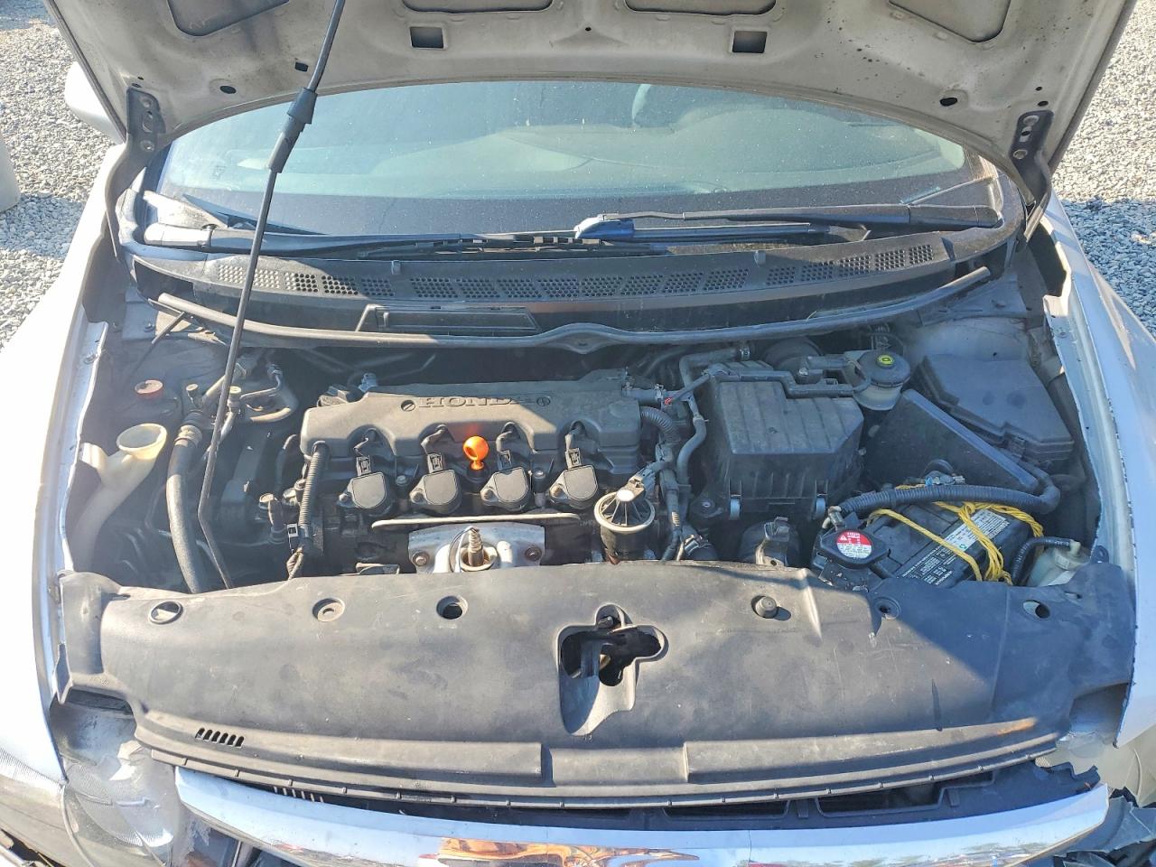 2008 Honda Civic Lx Silver vin: 2HGFA165X8H507691