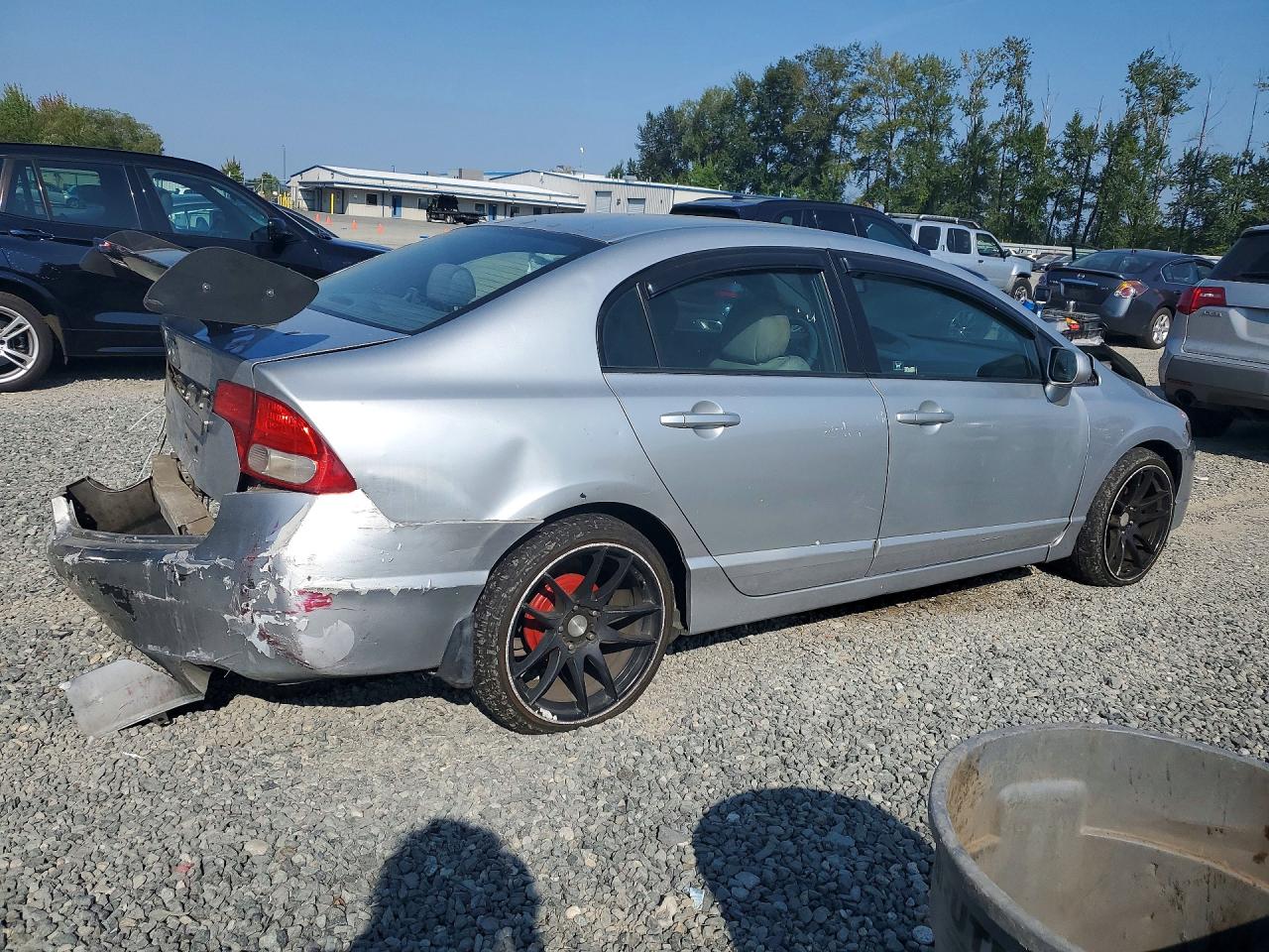 2008 Honda Civic Lx Silver vin: 2HGFA165X8H507691