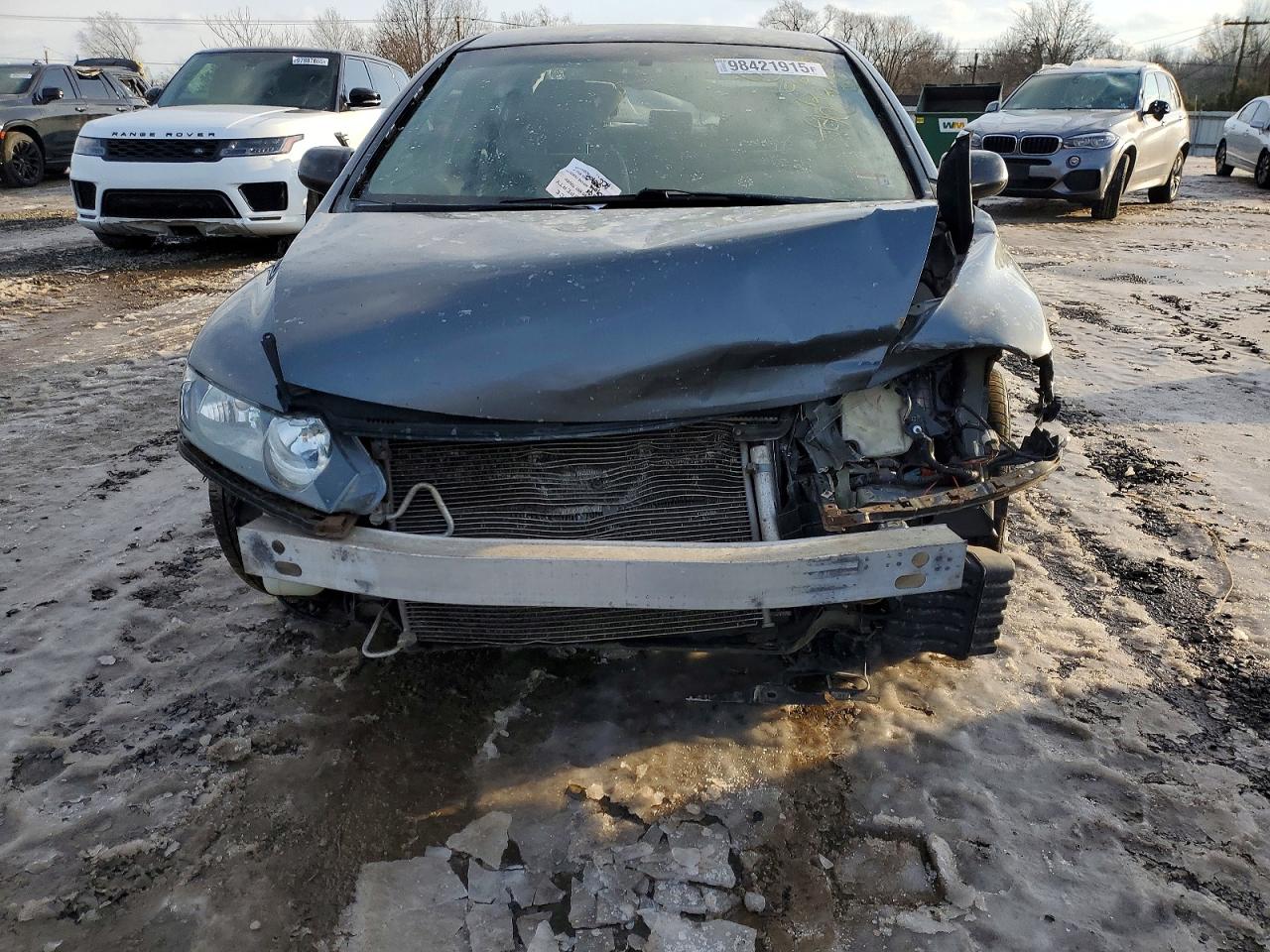 2009 Hond Civic Lx Gray vin: 2HGFA165X9H348902