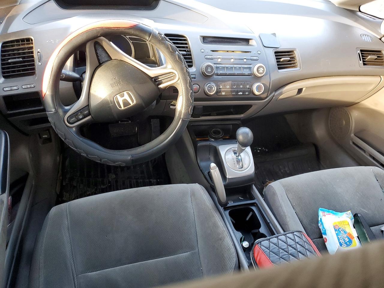 2009 Hond Civic Lx Gray vin: 2HGFA165X9H348902