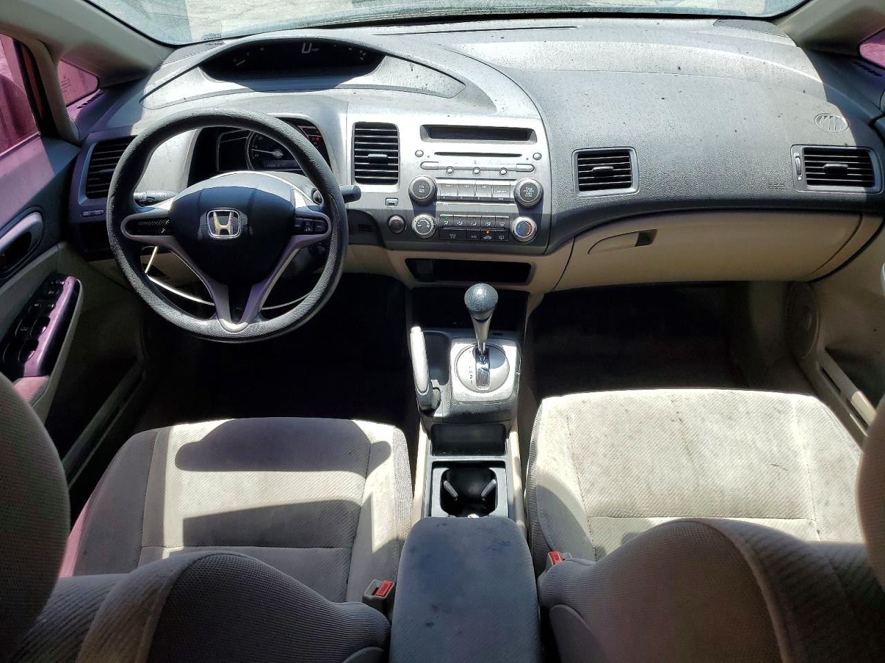 2009 Honda Civic Lx Burgundy vin: 2HGFA165X9H349936