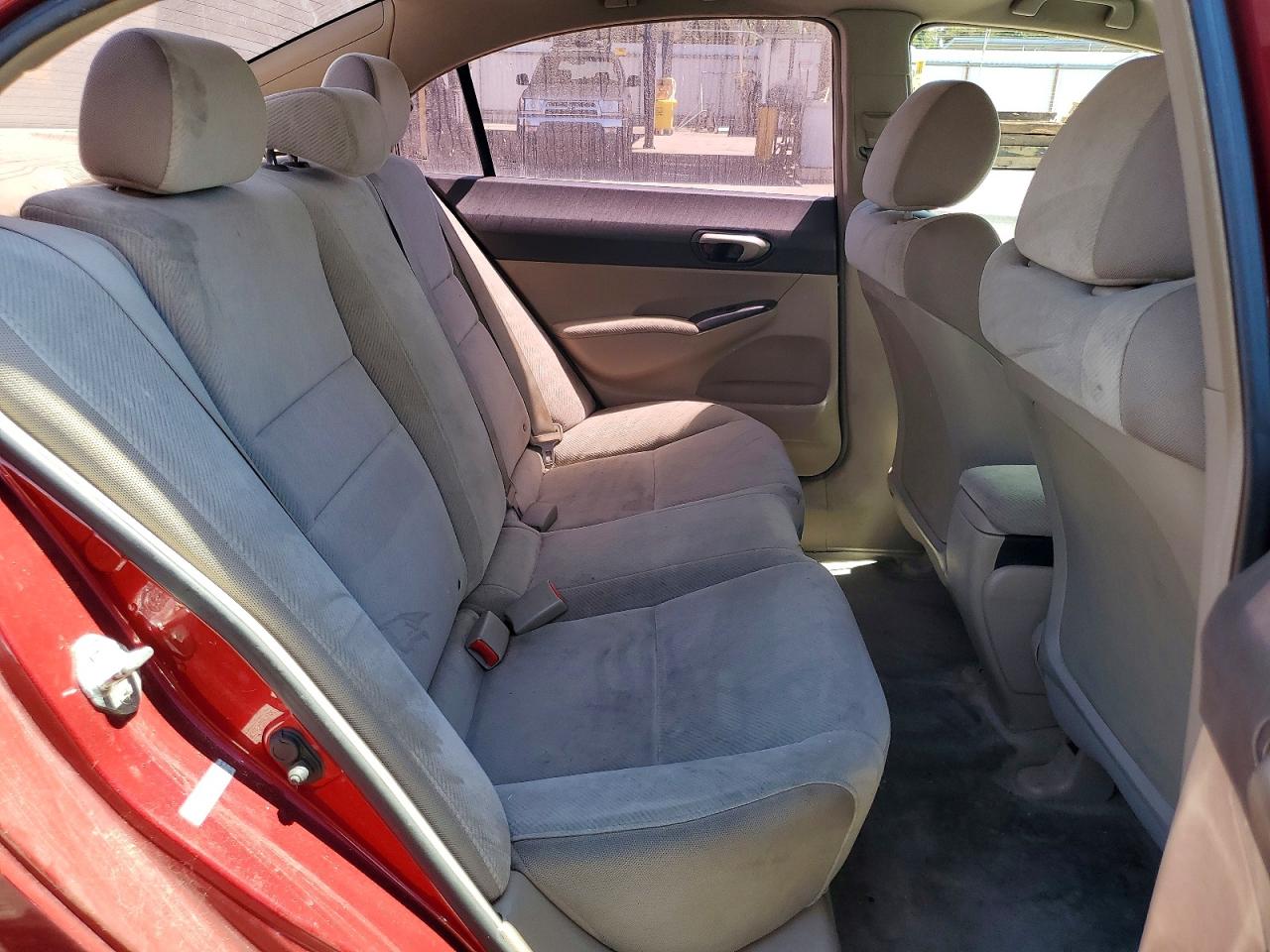 2009 Honda Civic Lx Burgundy vin: 2HGFA165X9H349936