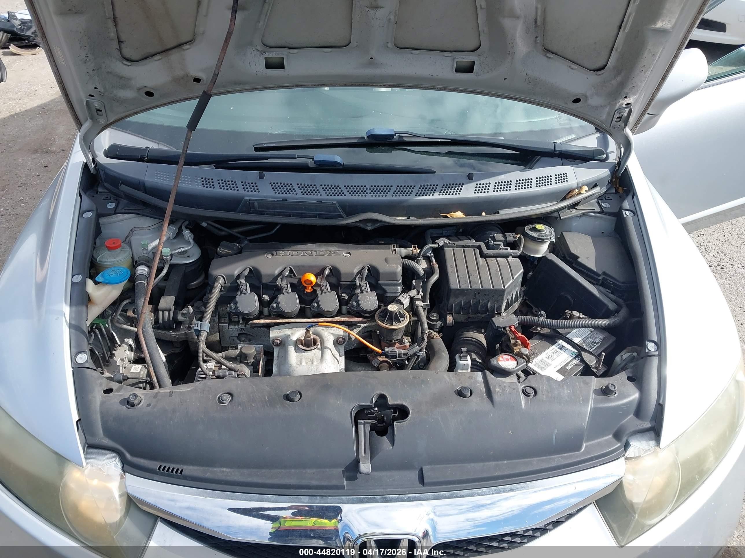2009 Honda Civic Lx Серебряный vin: 2HGFA165X9H357938