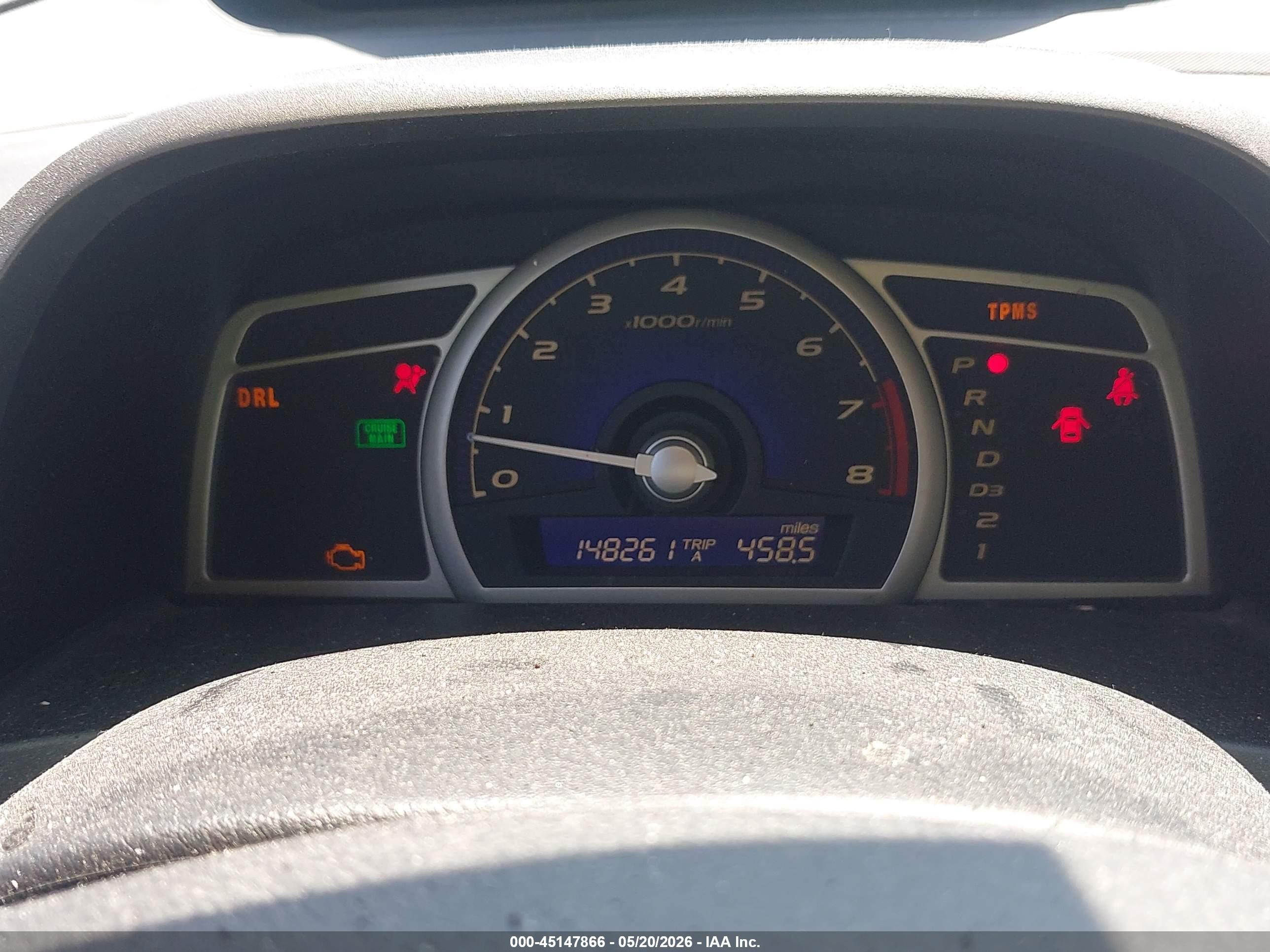 2009 Honda Civic Lx Gray vin: 2HGFA165X9H367644