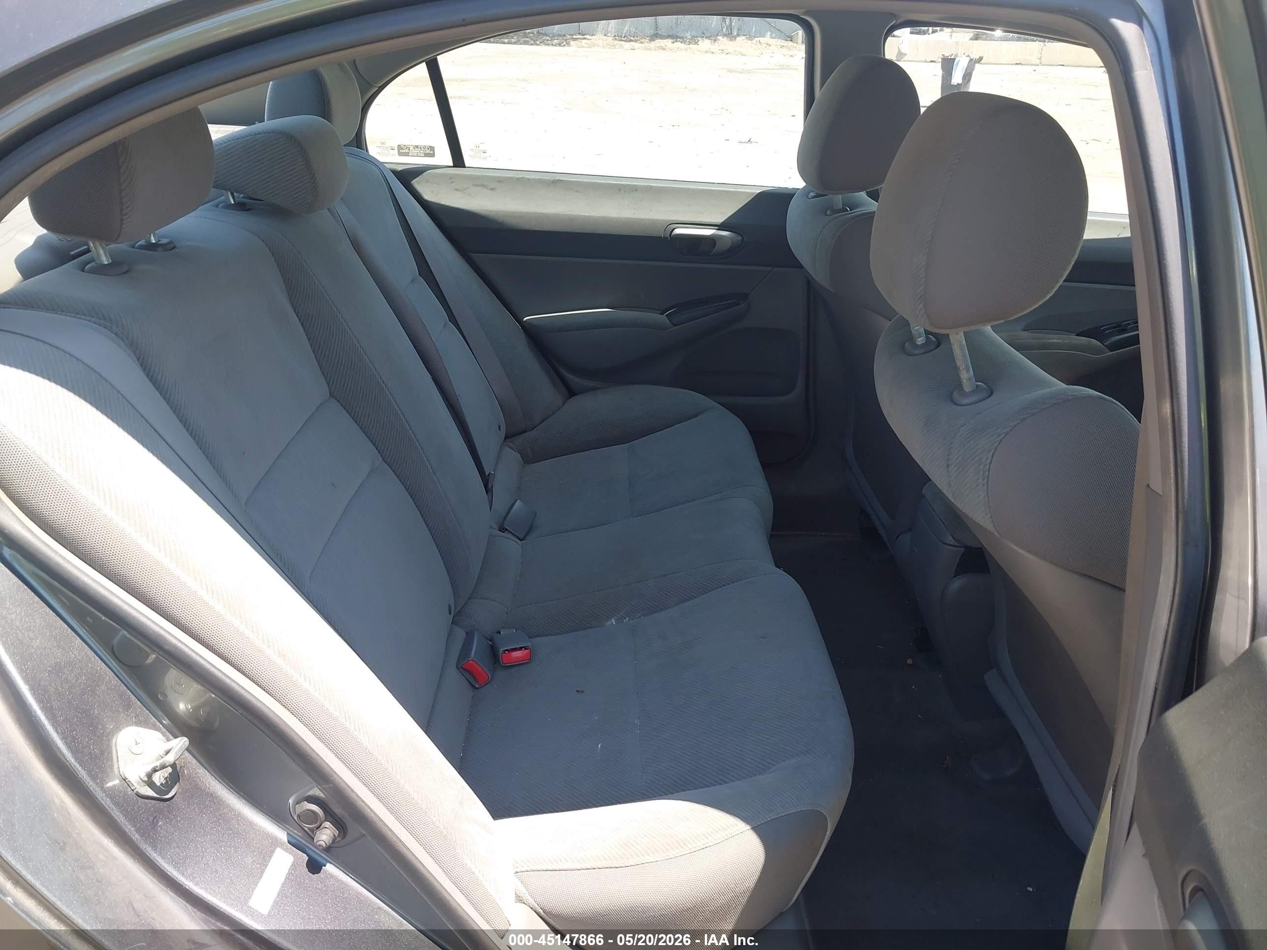 2009 Honda Civic Lx Gray vin: 2HGFA165X9H367644