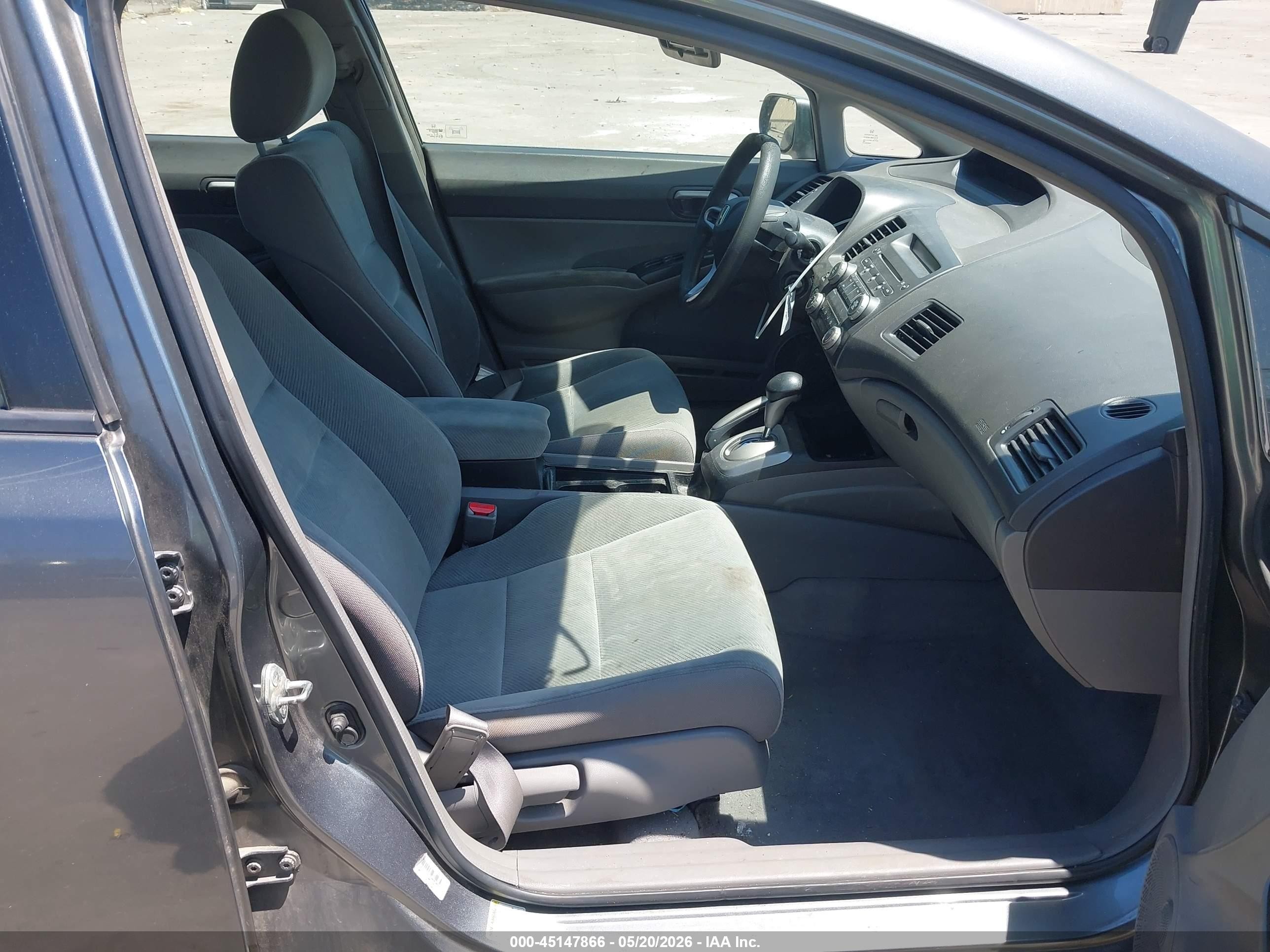 2009 Honda Civic Lx Gray vin: 2HGFA165X9H367644