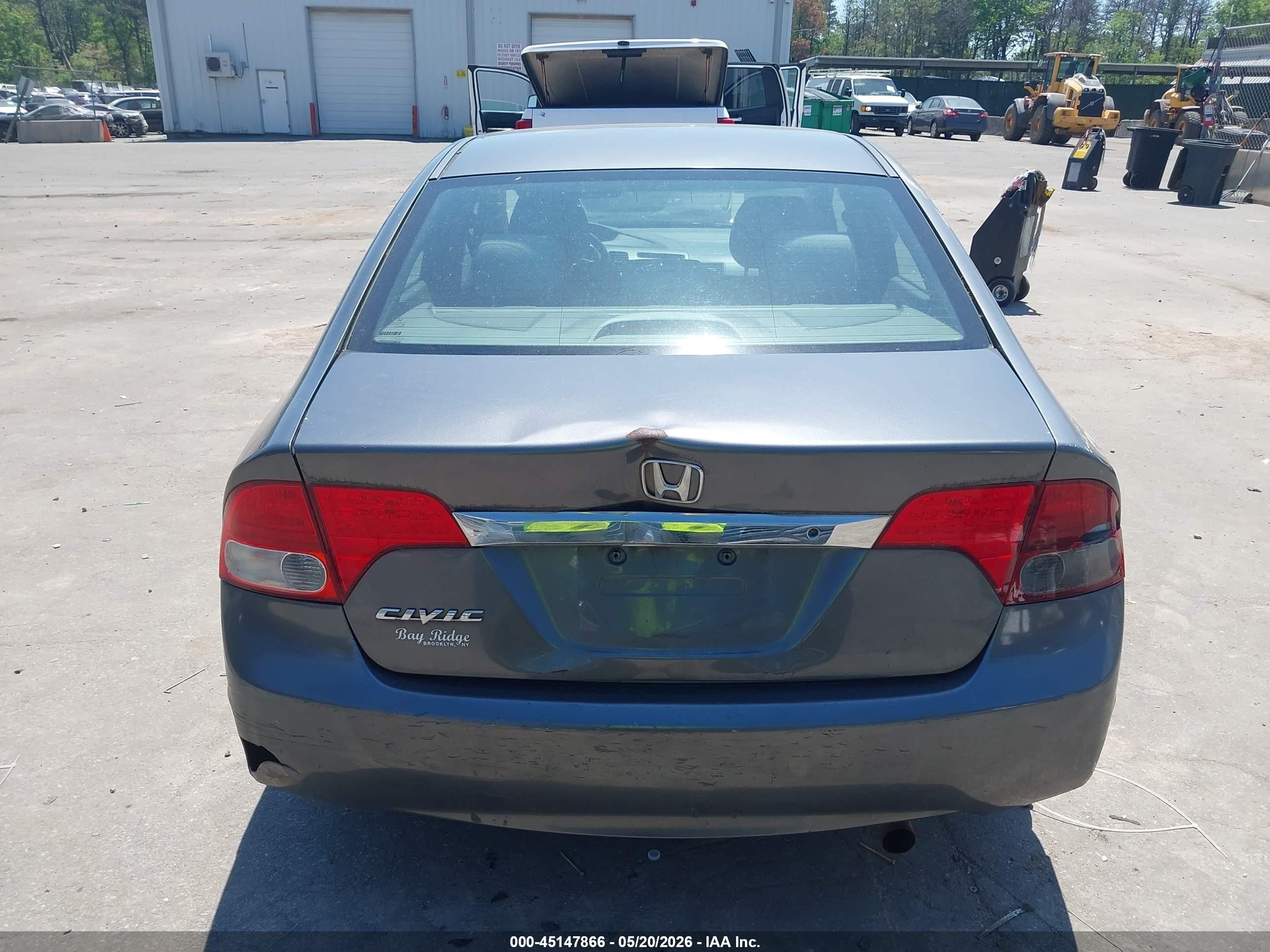 2009 Honda Civic Lx Gray vin: 2HGFA165X9H367644
