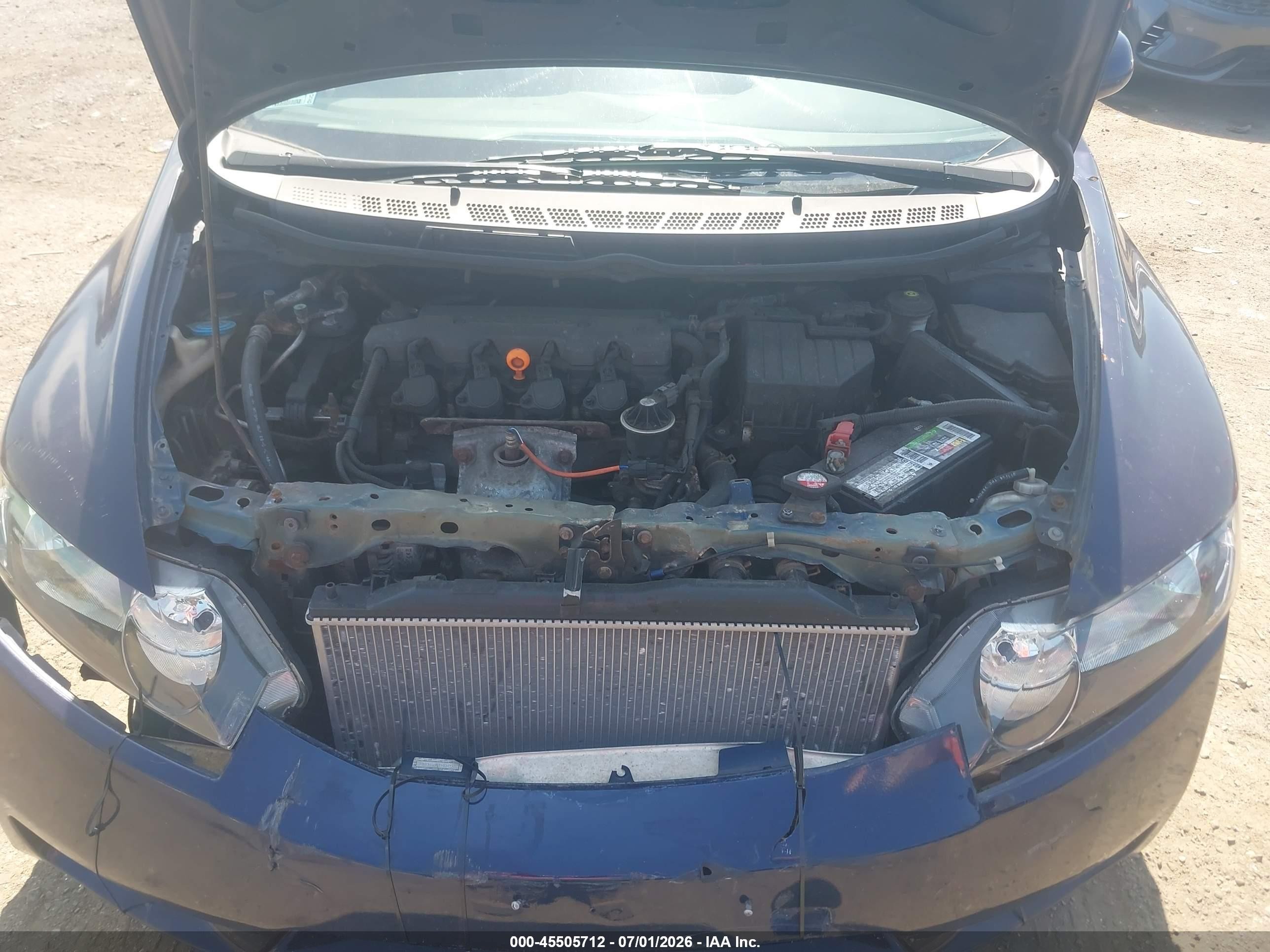 2009 Honda Civic Lx Dark Blue vin: 2HGFA165X9H534911