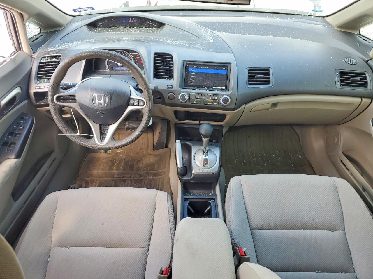 2009 Honda Civic Lx Gray vin: 2HGFA165X9H538151