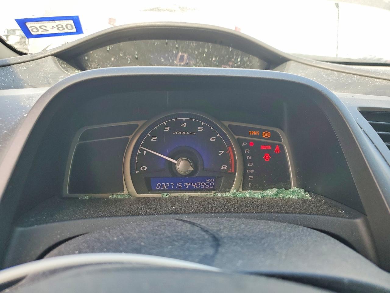 2009 Honda Civic Lx Gray vin: 2HGFA165X9H538151