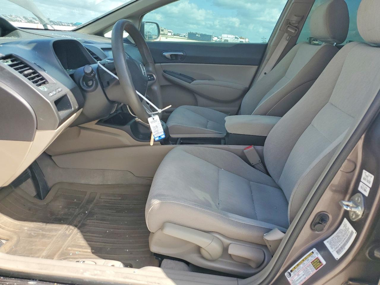 2009 Honda Civic Lx Gray vin: 2HGFA165X9H538151