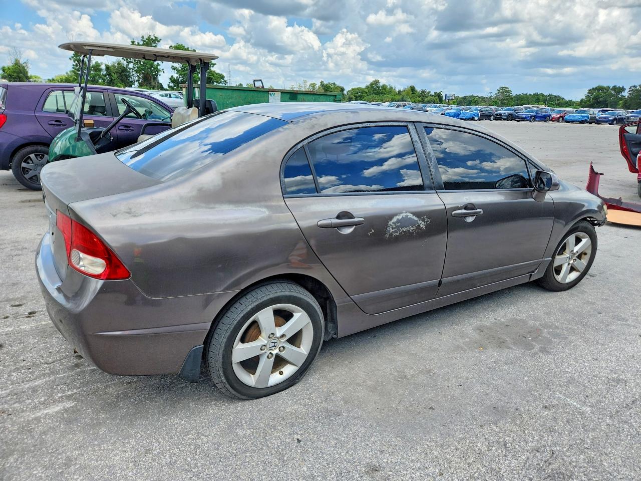 2009 Honda Civic Lx Серый vin: 2HGFA165X9H539235