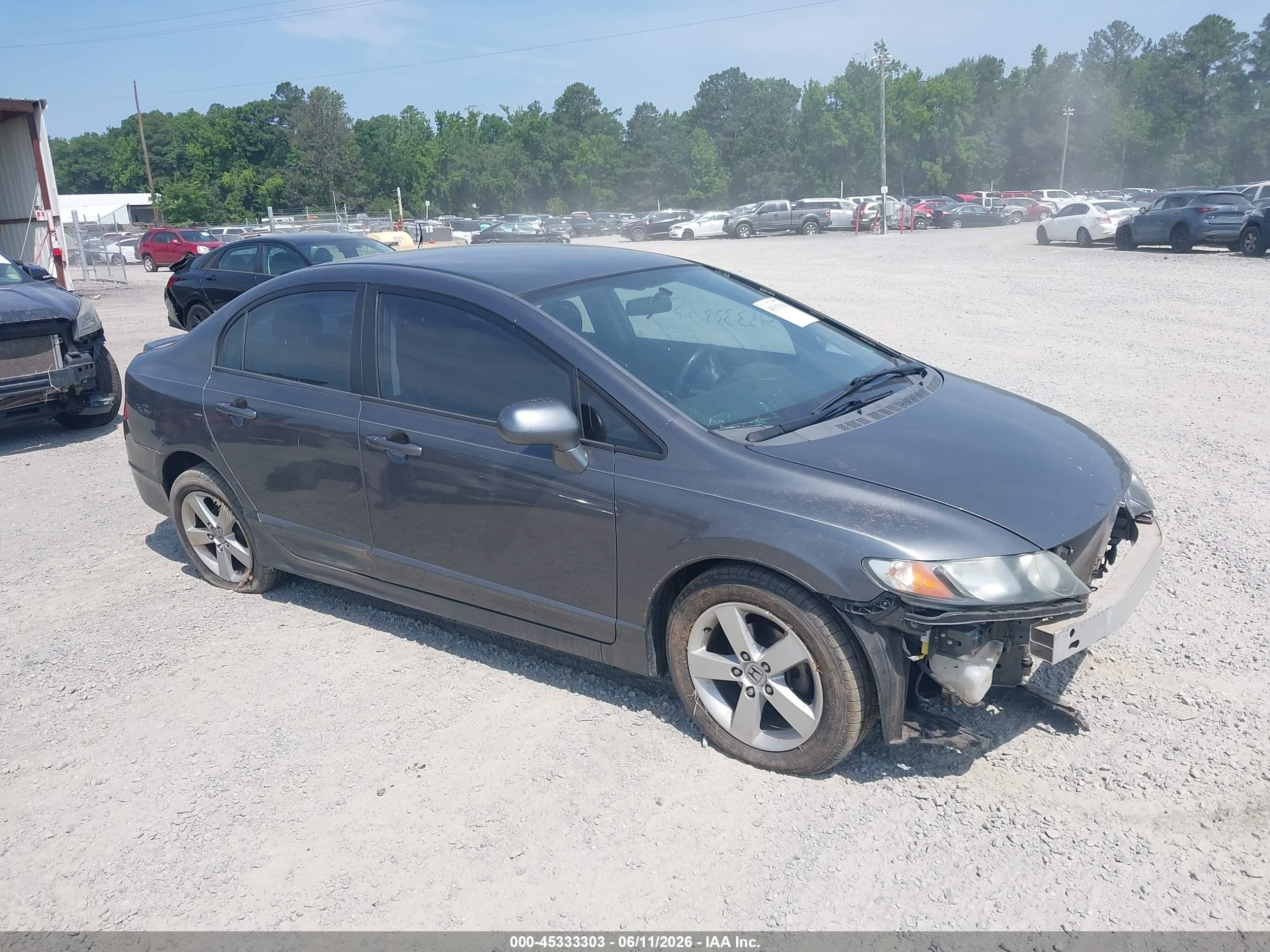 2009 Honda Civic Lx-s Gray vin: 2HGFA16609H325606