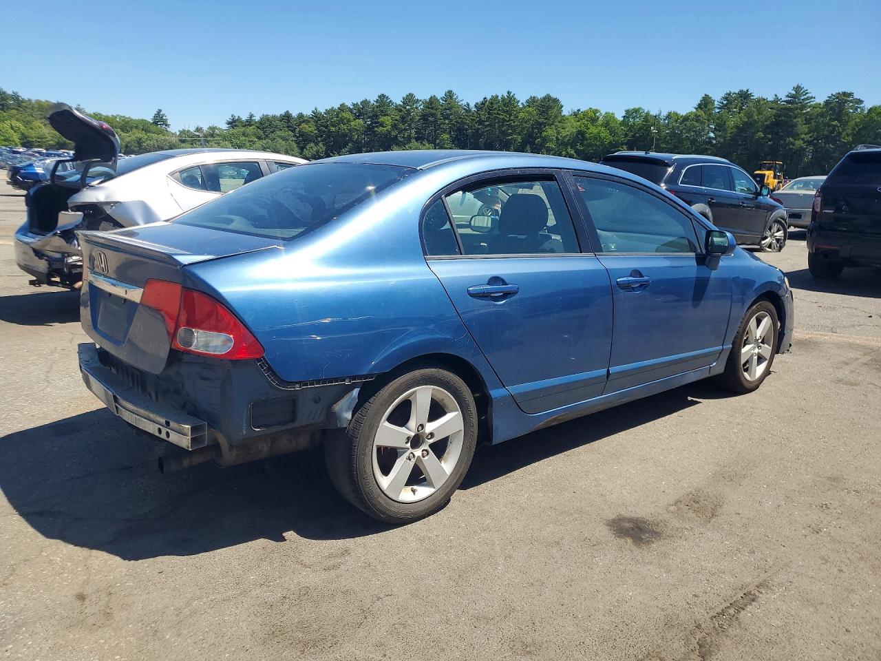 2009 Honda Civic Lx-s Blue vin: 2HGFA16609H330630