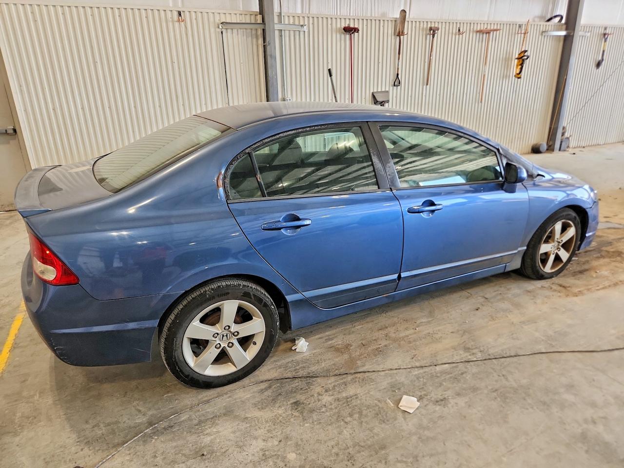 2009 Honda Civic Lx-s Blue vin: 2HGFA16609H357147