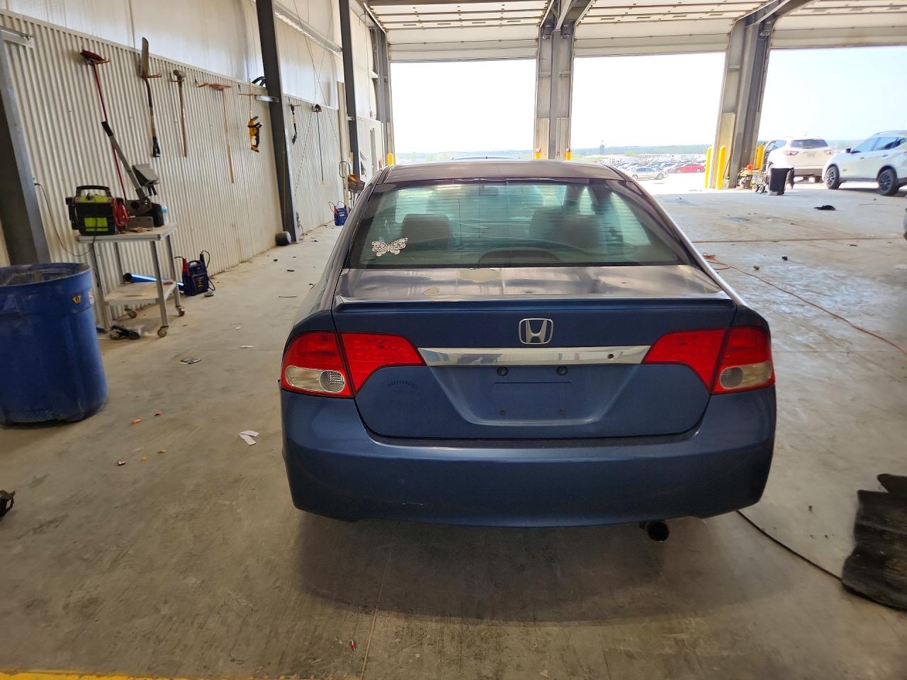 2009 Honda Civic Lx-s Blue vin: 2HGFA16609H357147