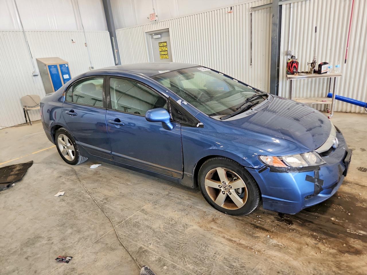 2009 Honda Civic Lx-s Blue vin: 2HGFA16609H357147