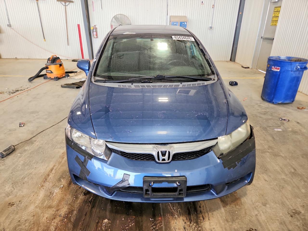 2009 Honda Civic Lx-s Blue vin: 2HGFA16609H357147
