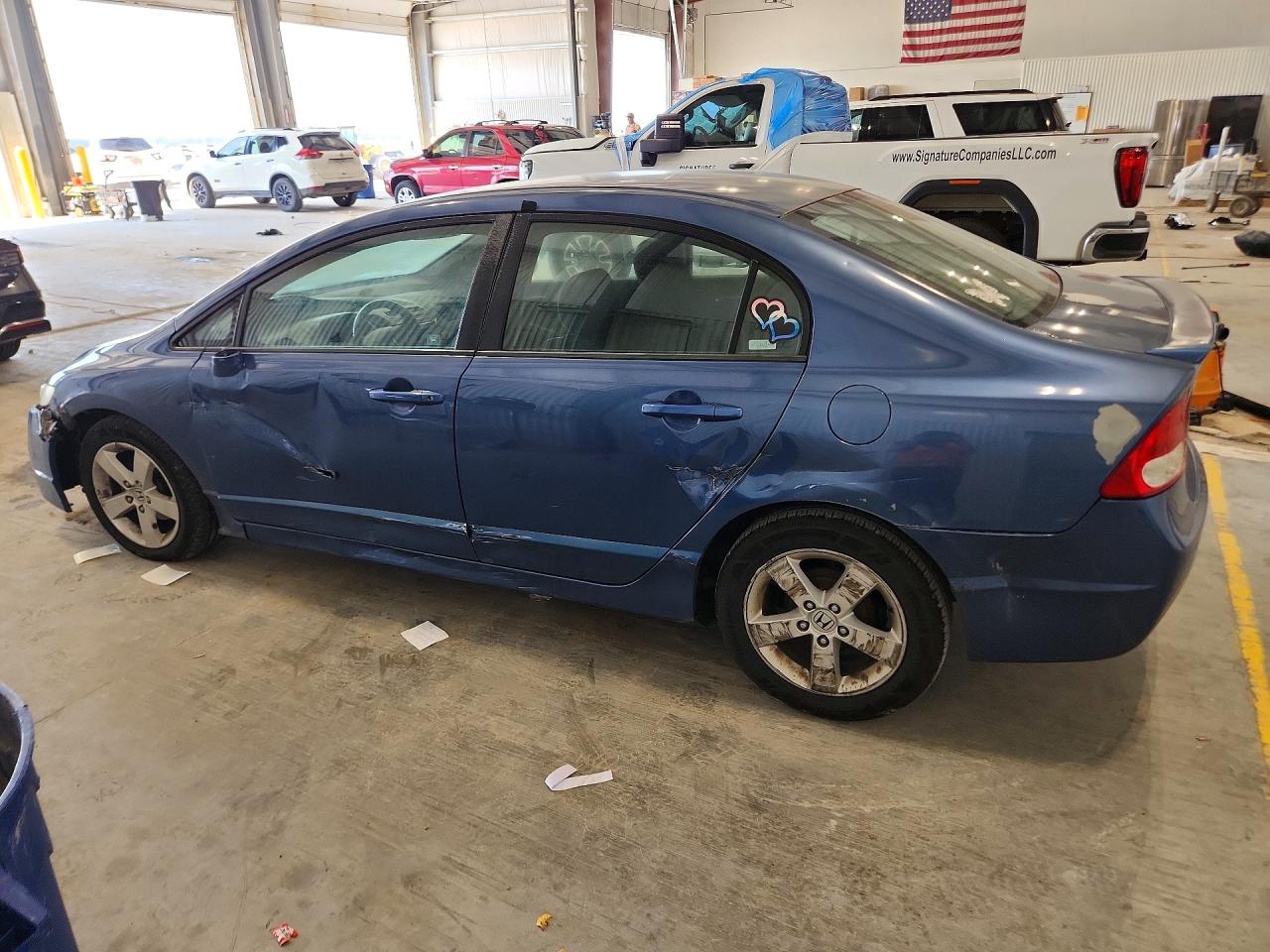 2009 Honda Civic Lx-s Blue vin: 2HGFA16609H357147