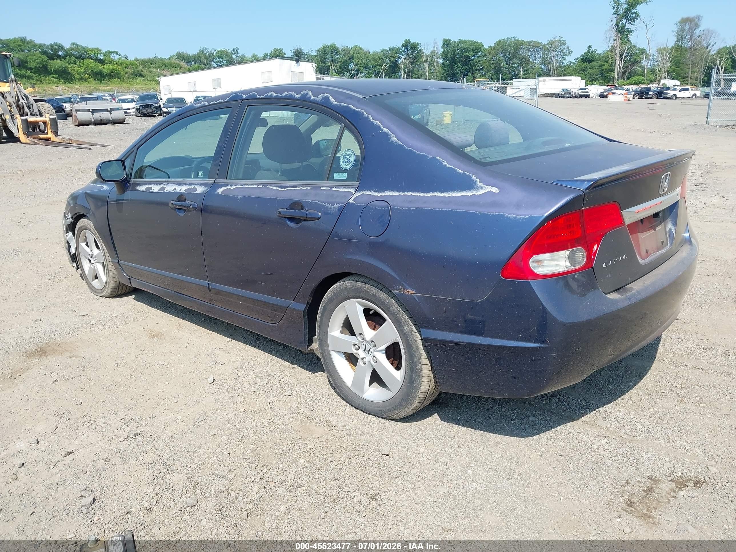 2009 Honda Civic Lx-s Blue vin: 2HGFA16609H505698