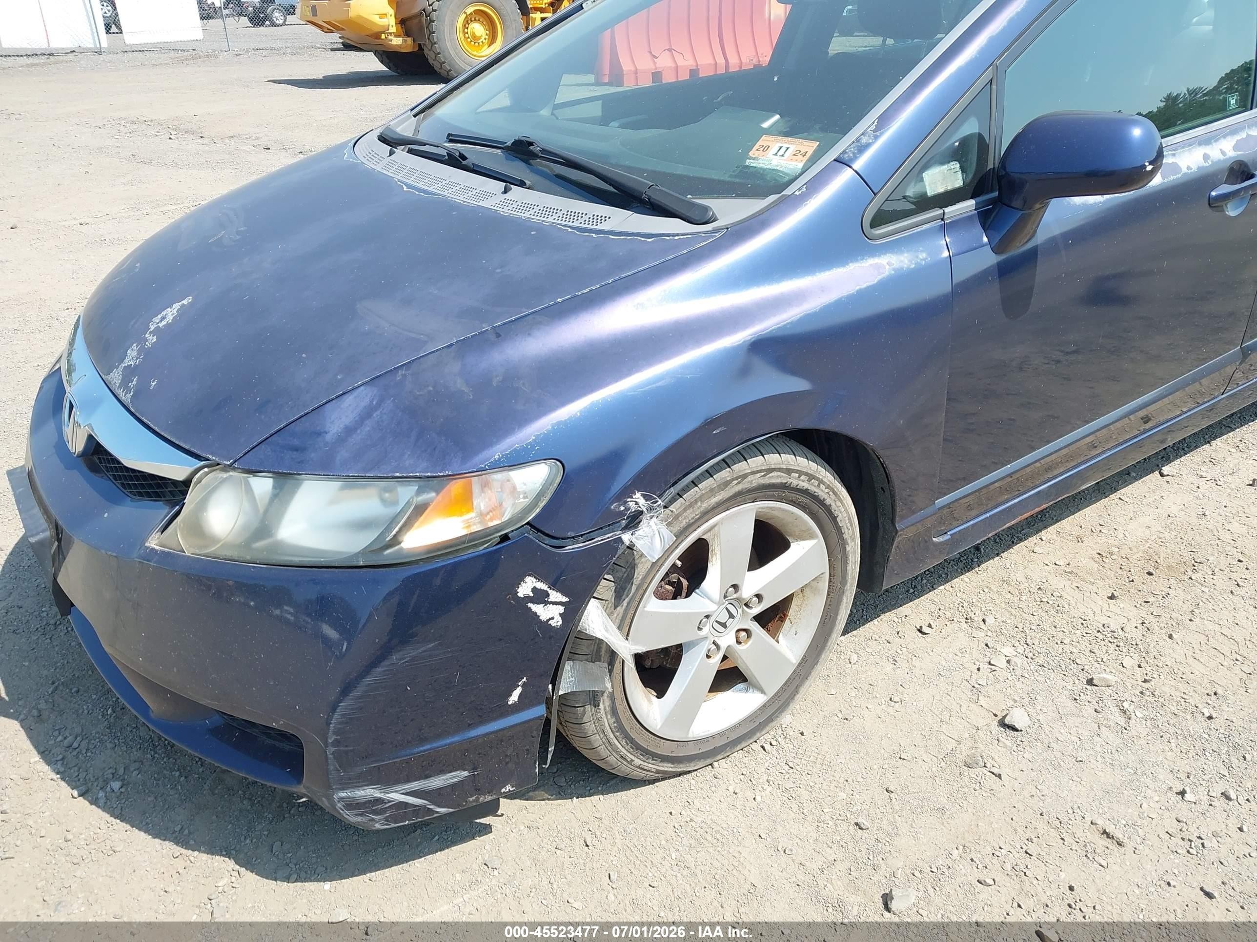 2009 Honda Civic Lx-s Blue vin: 2HGFA16609H505698