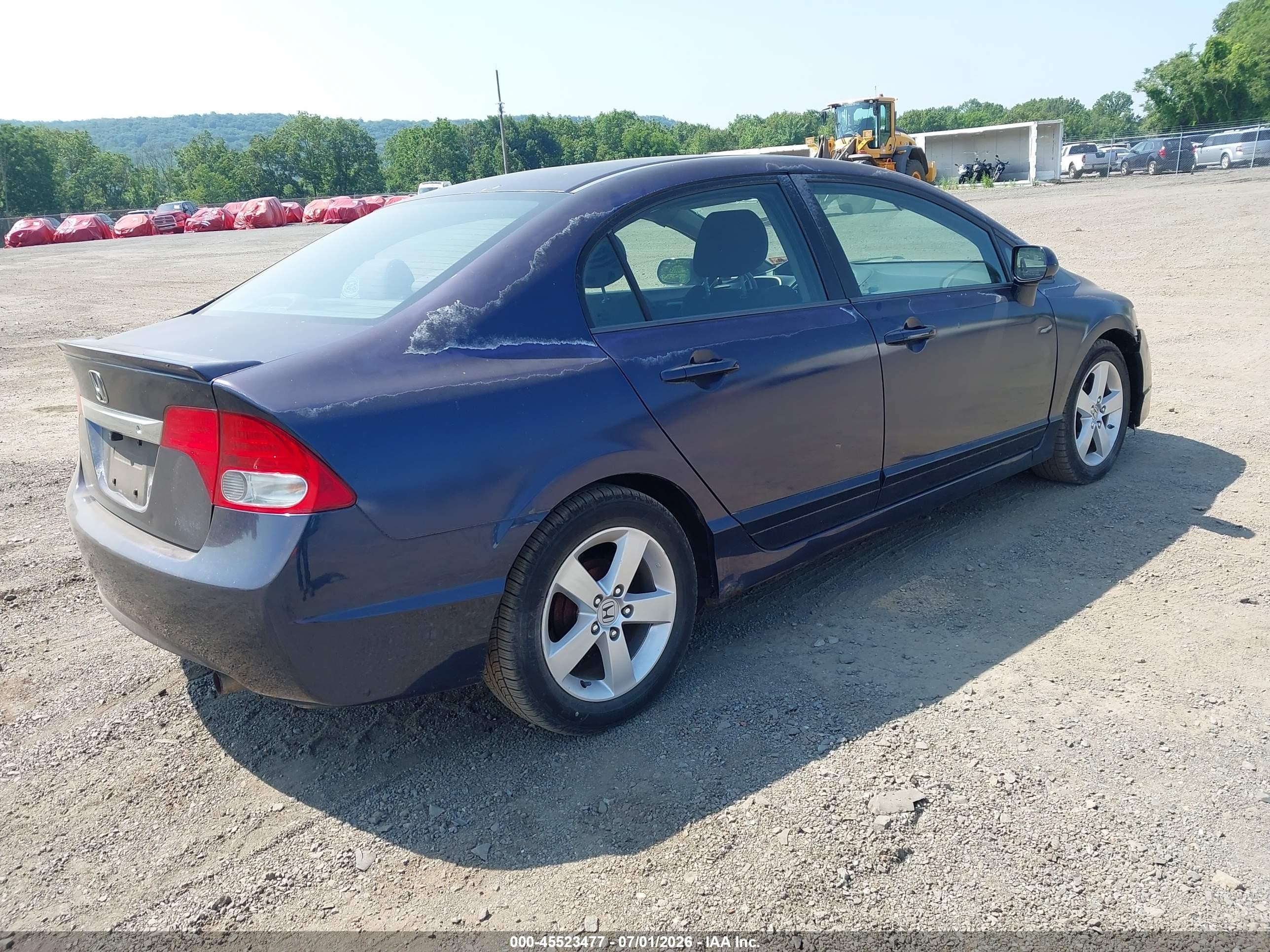 2009 Honda Civic Lx-s Blue vin: 2HGFA16609H505698