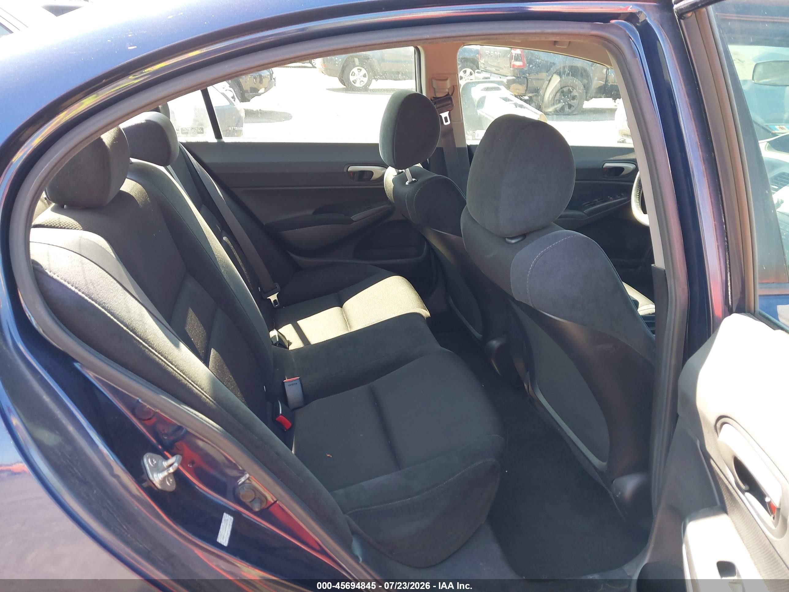 2009 Honda Civic Lx-s Blue vin: 2HGFA16609H505779