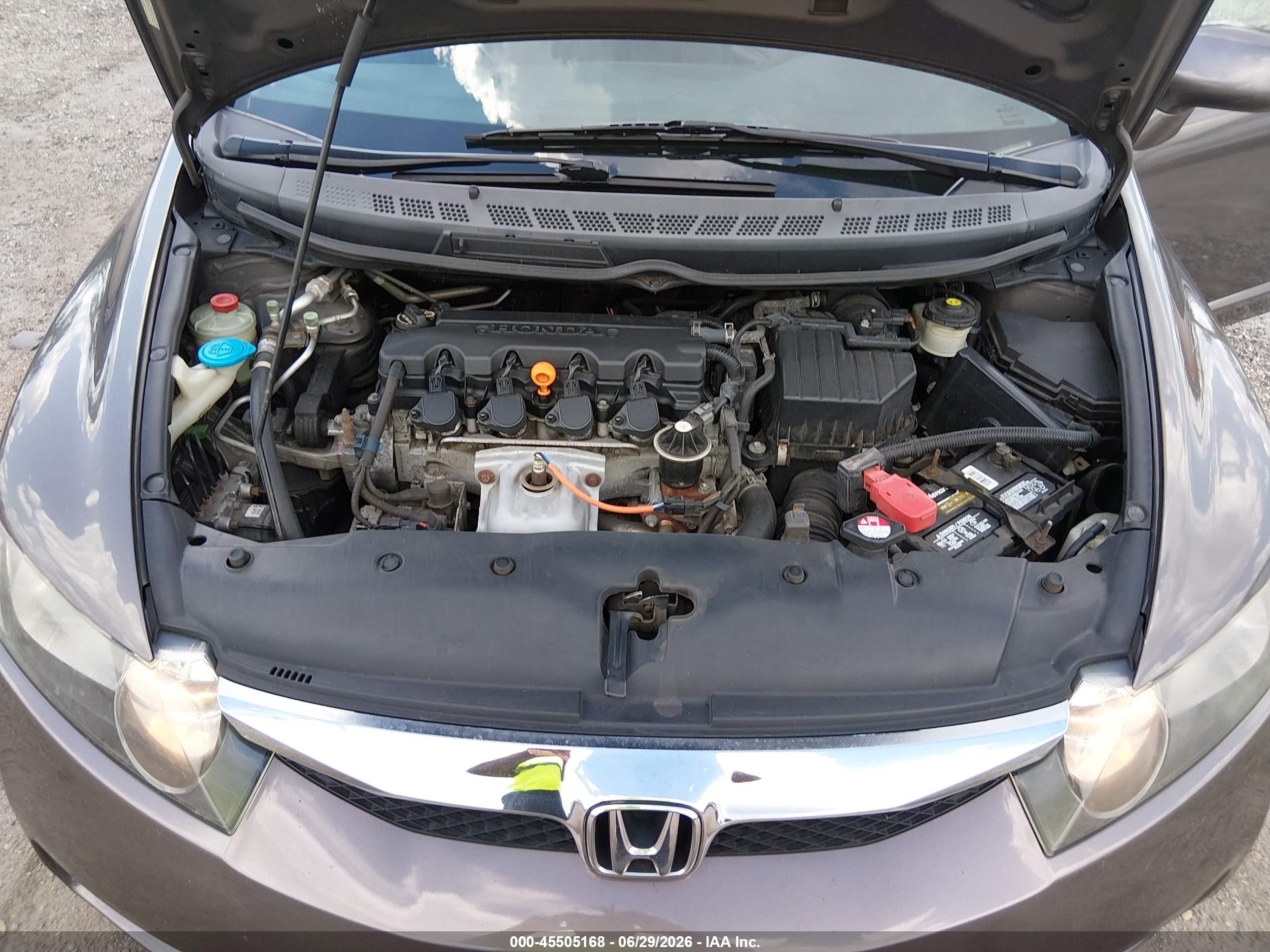 2009 Honda Civic Lx-s Dark Brown vin: 2HGFA16609H530441