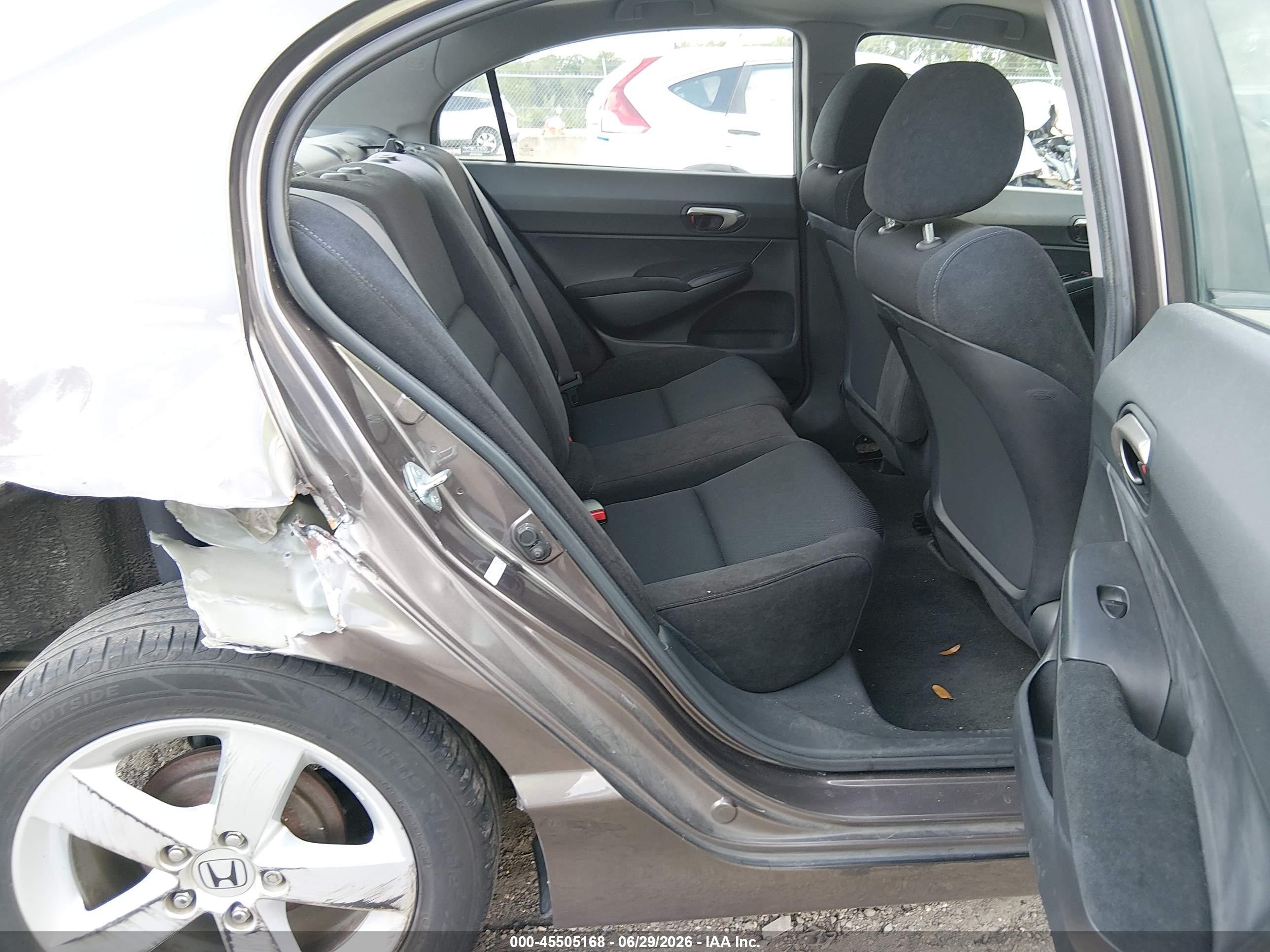 2009 Honda Civic Lx-s Dark Brown vin: 2HGFA16609H530441