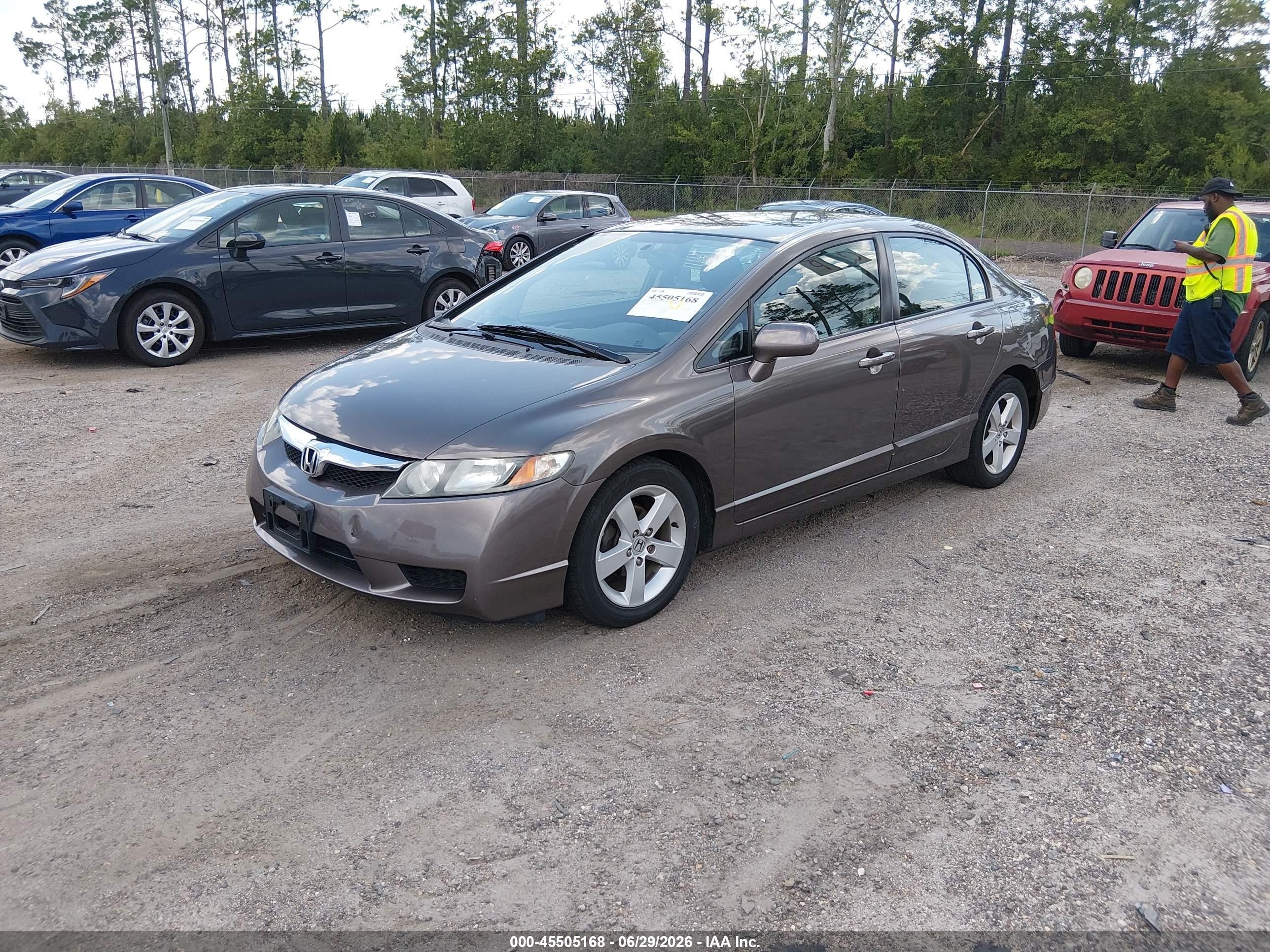 2009 Honda Civic Lx-s Dark Brown vin: 2HGFA16609H530441