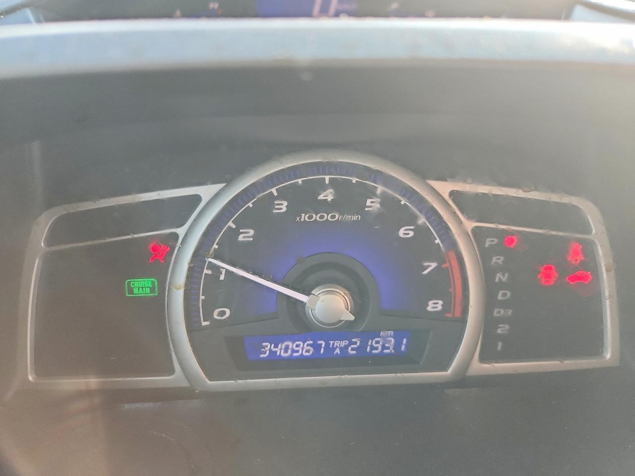 2009 Honda Civic Lx-s Burgundy vin: 2HGFA16619H010412