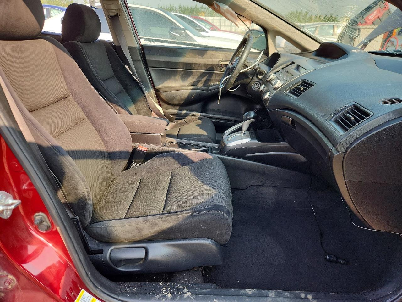 2009 Honda Civic Lx-s Burgundy vin: 2HGFA16619H010412