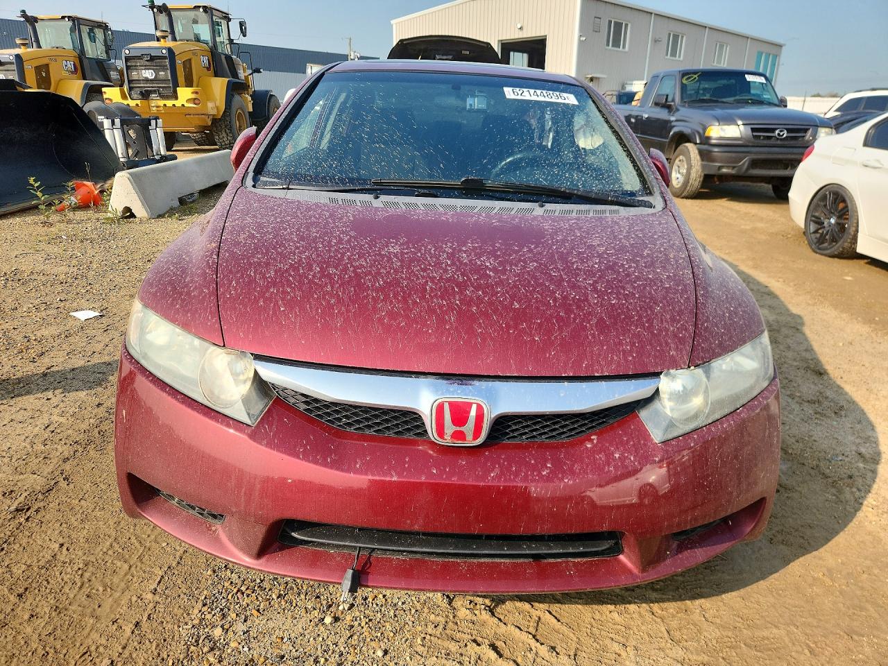 2009 Honda Civic Lx-s Burgundy vin: 2HGFA16619H010412